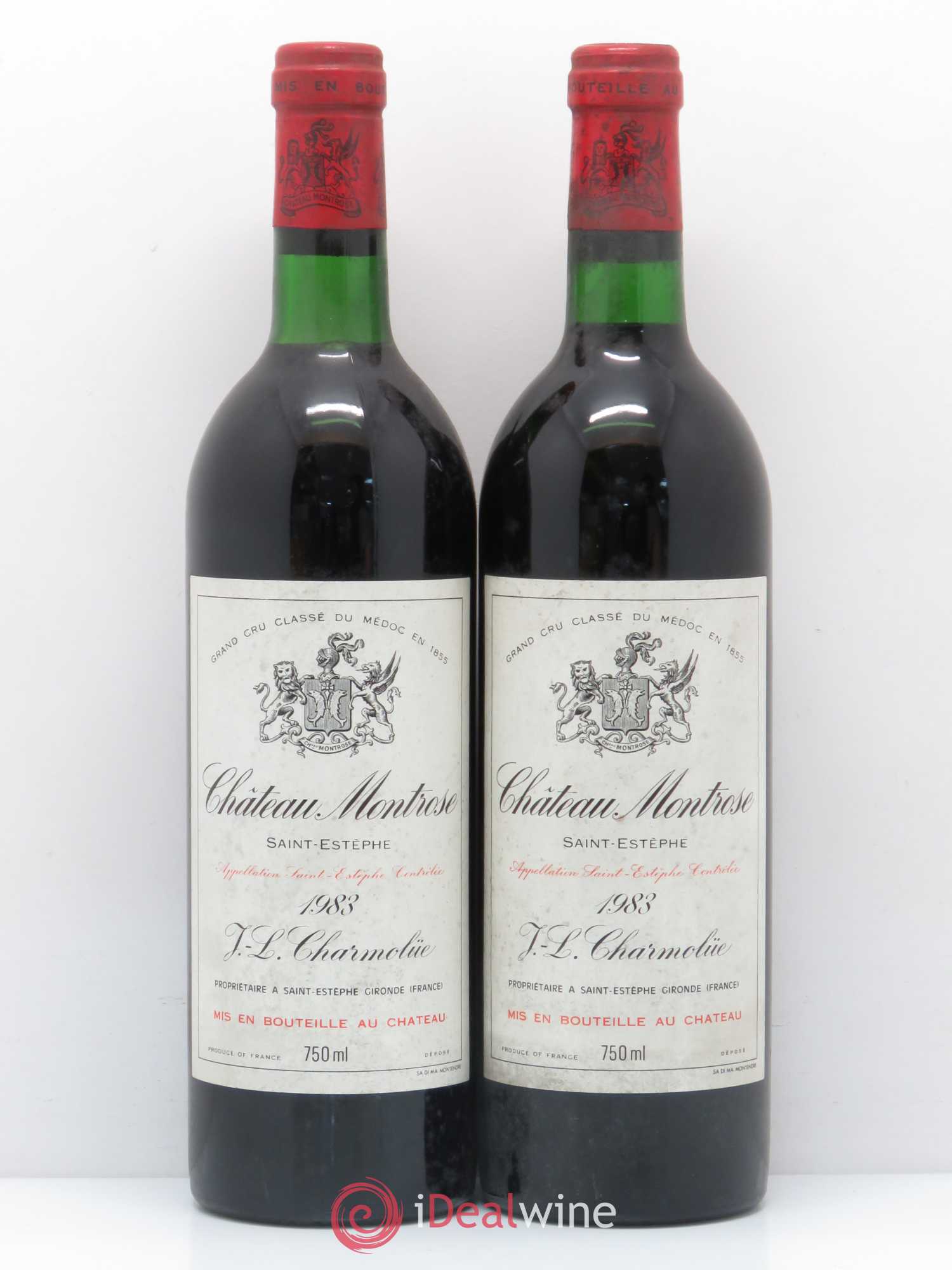 Château Montrose 2ème Grand Cru Classé 1983 - Lot de 2 bouteilles - 0