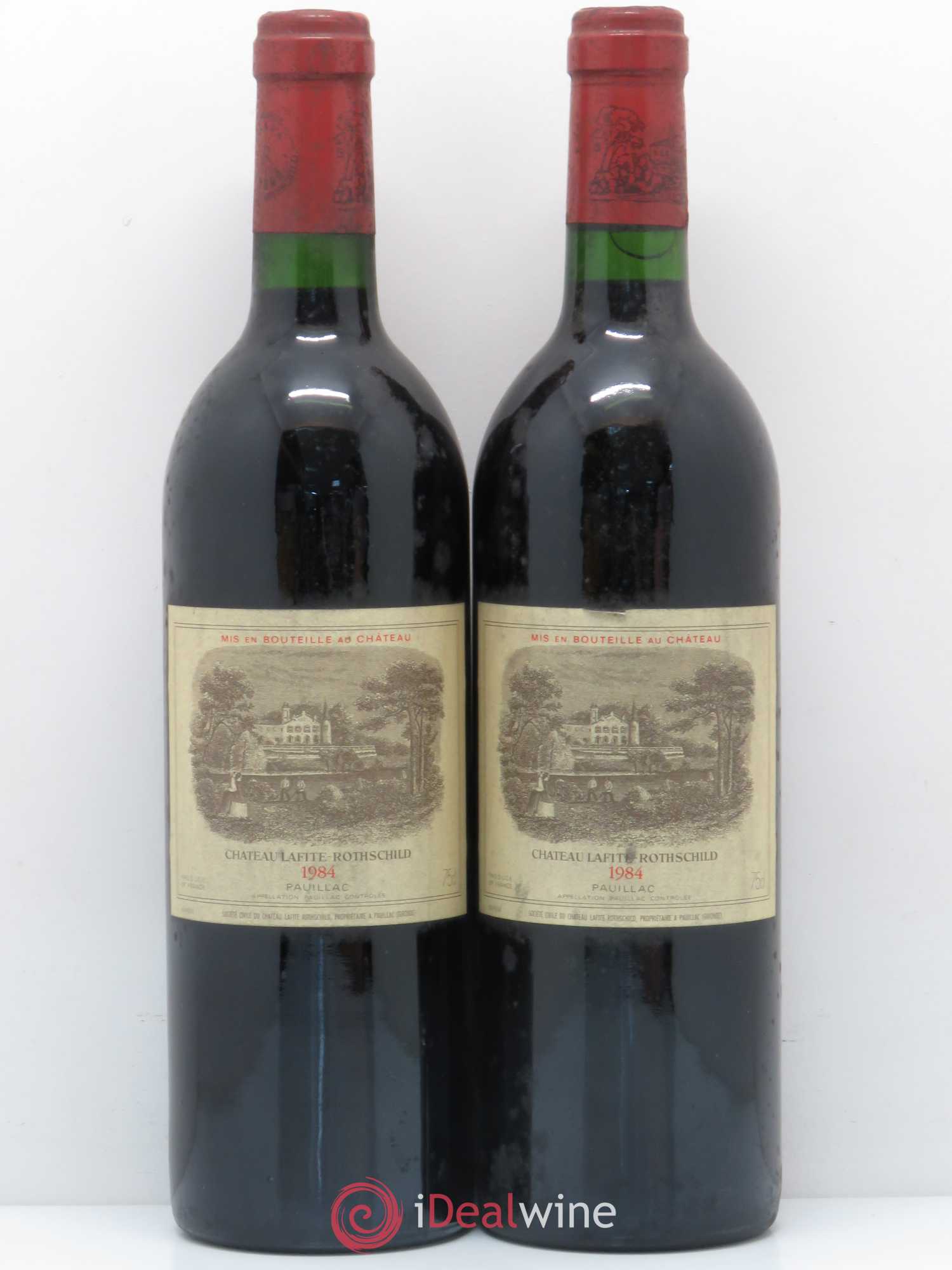 Château Lafite Rothschild 1er Grand Cru Classé 1984 - Lot de 2 bouteilles - 0