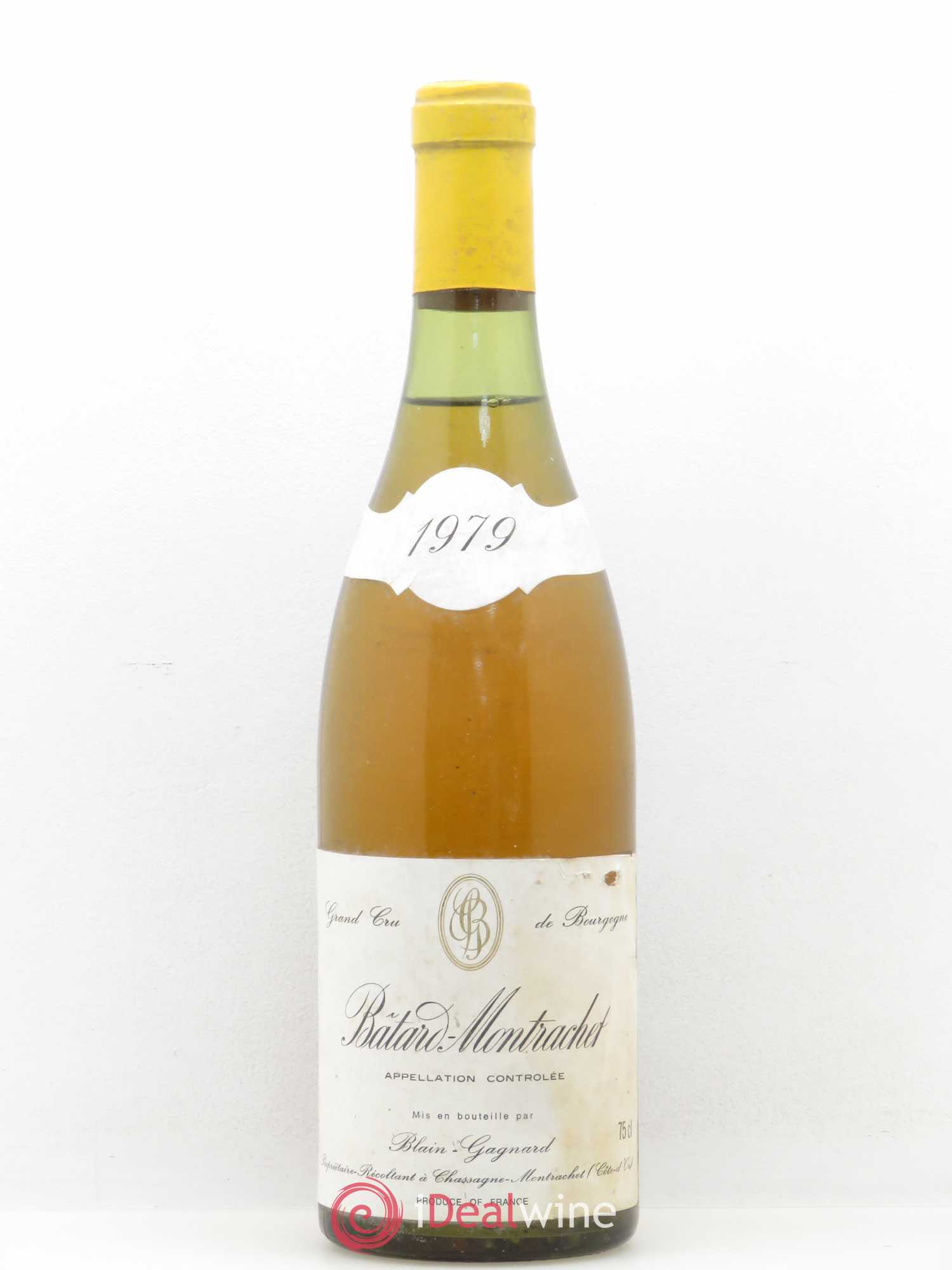 Bâtard-Montrachet Grand Cru Blain-Gagnard (Domaine) 1979 - Lot de 1 bouteille - 0