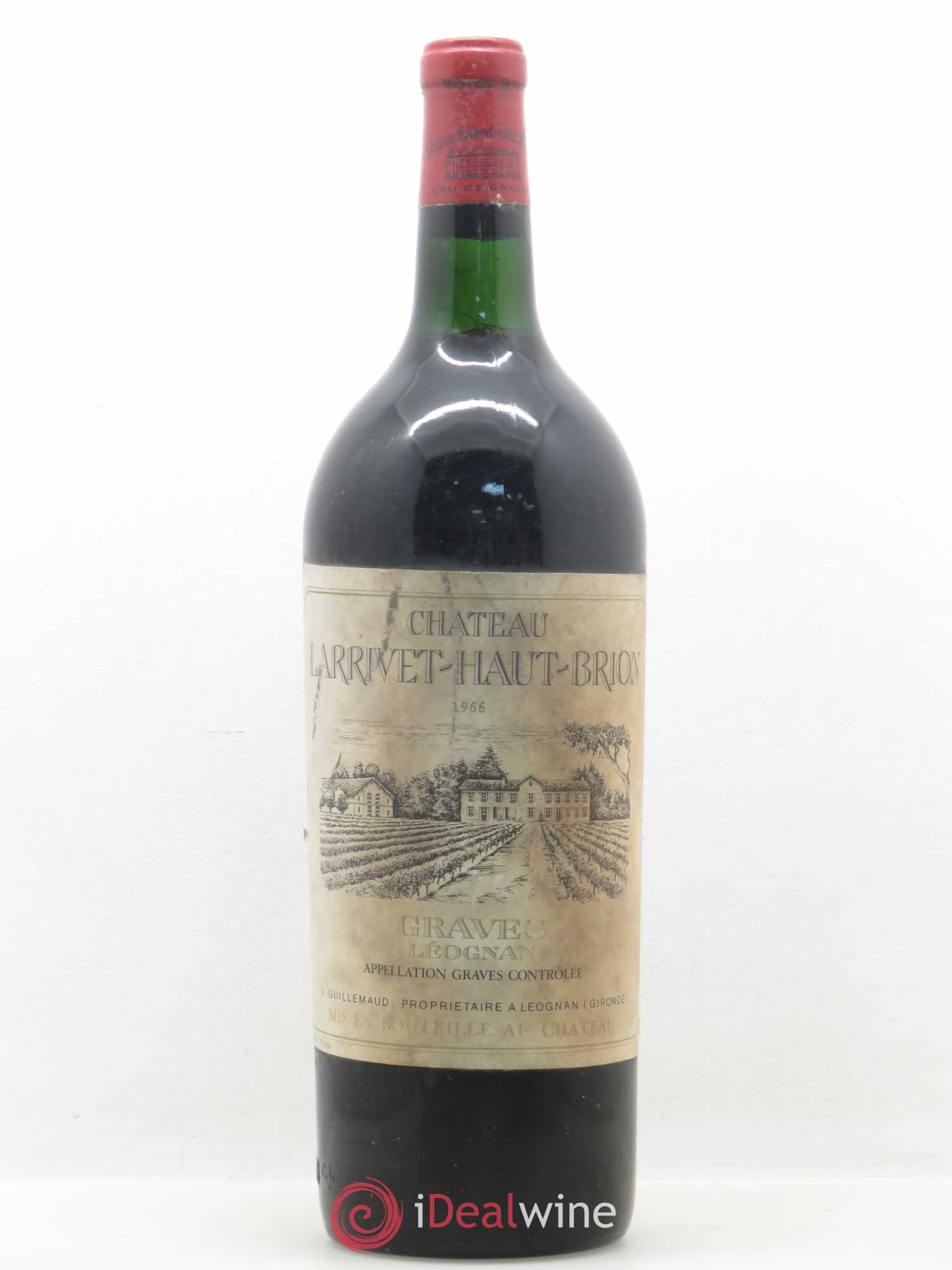 Château Larrivet Haut-Brion 1966 - Lot de 1 magnum - 0