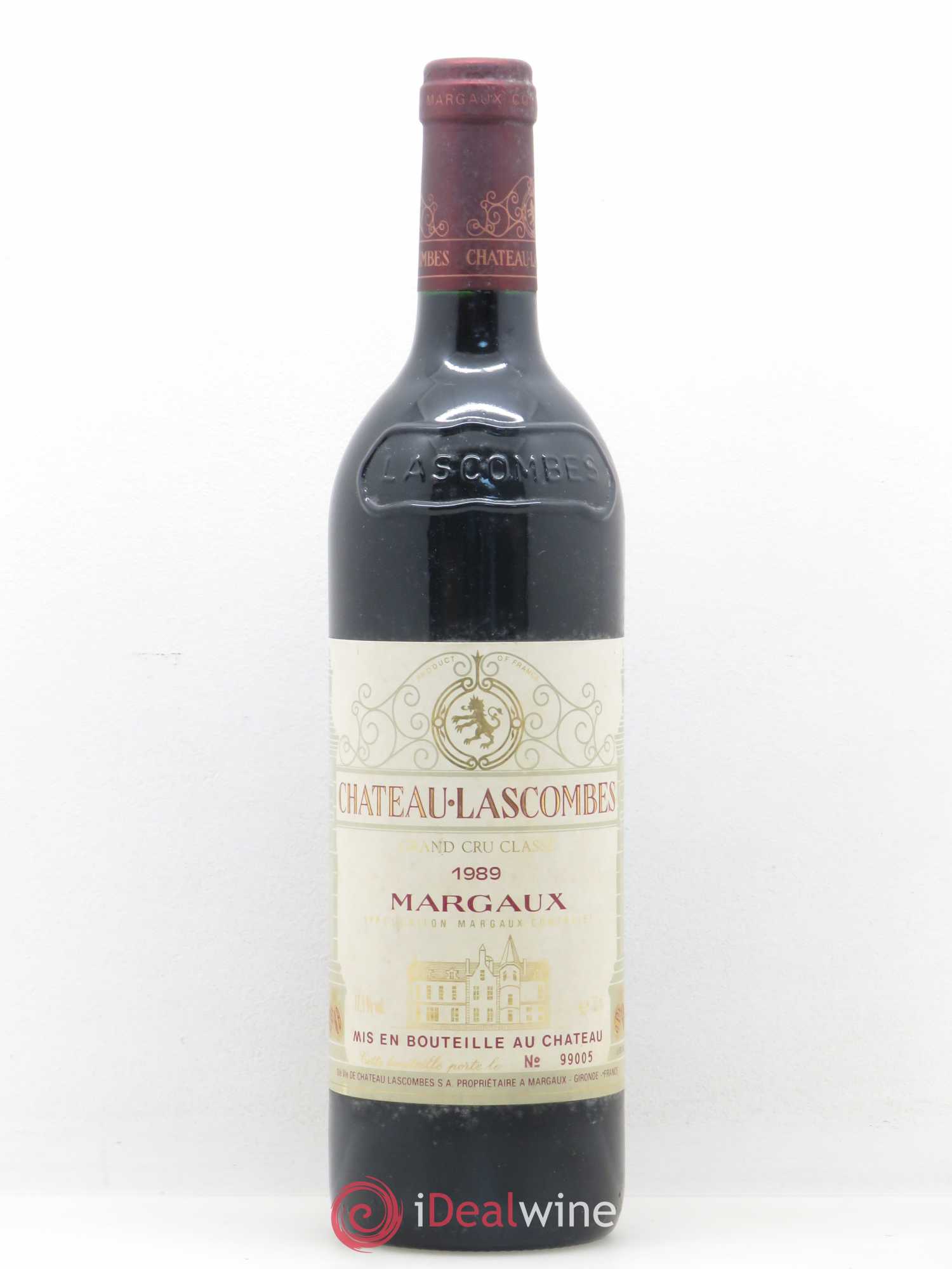 Château Lascombes 2ème Grand Cru Classé 1989 - Lot de 1 bouteille - 0