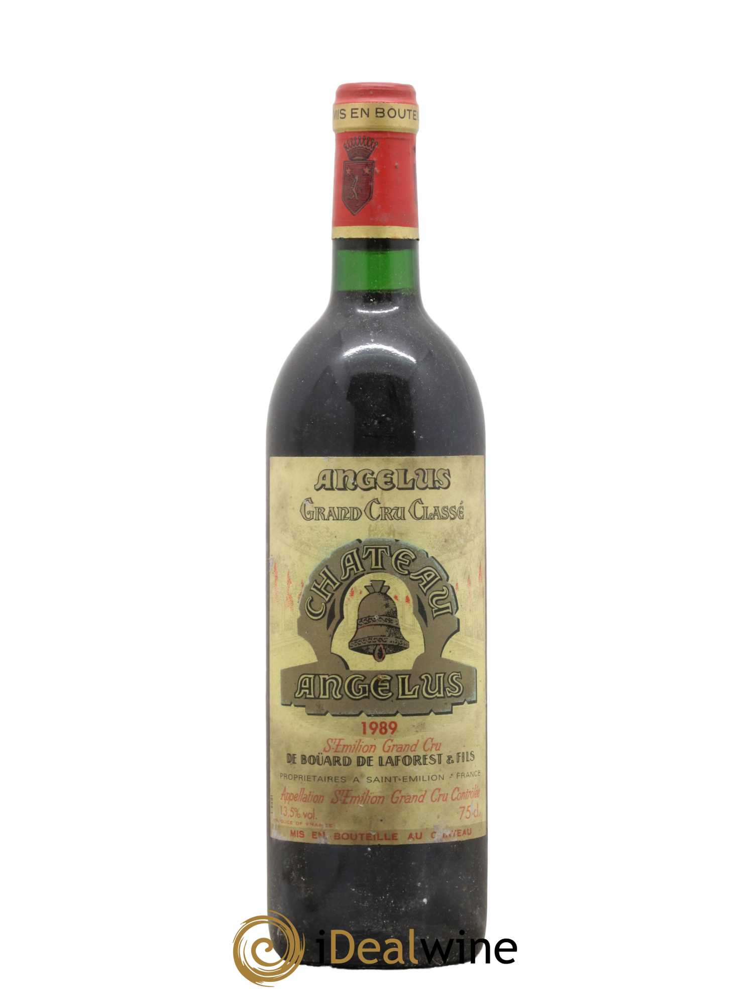 Château Angélus 1er Grand Cru Classé A 1989 - Lot de 1 bouteille - 0