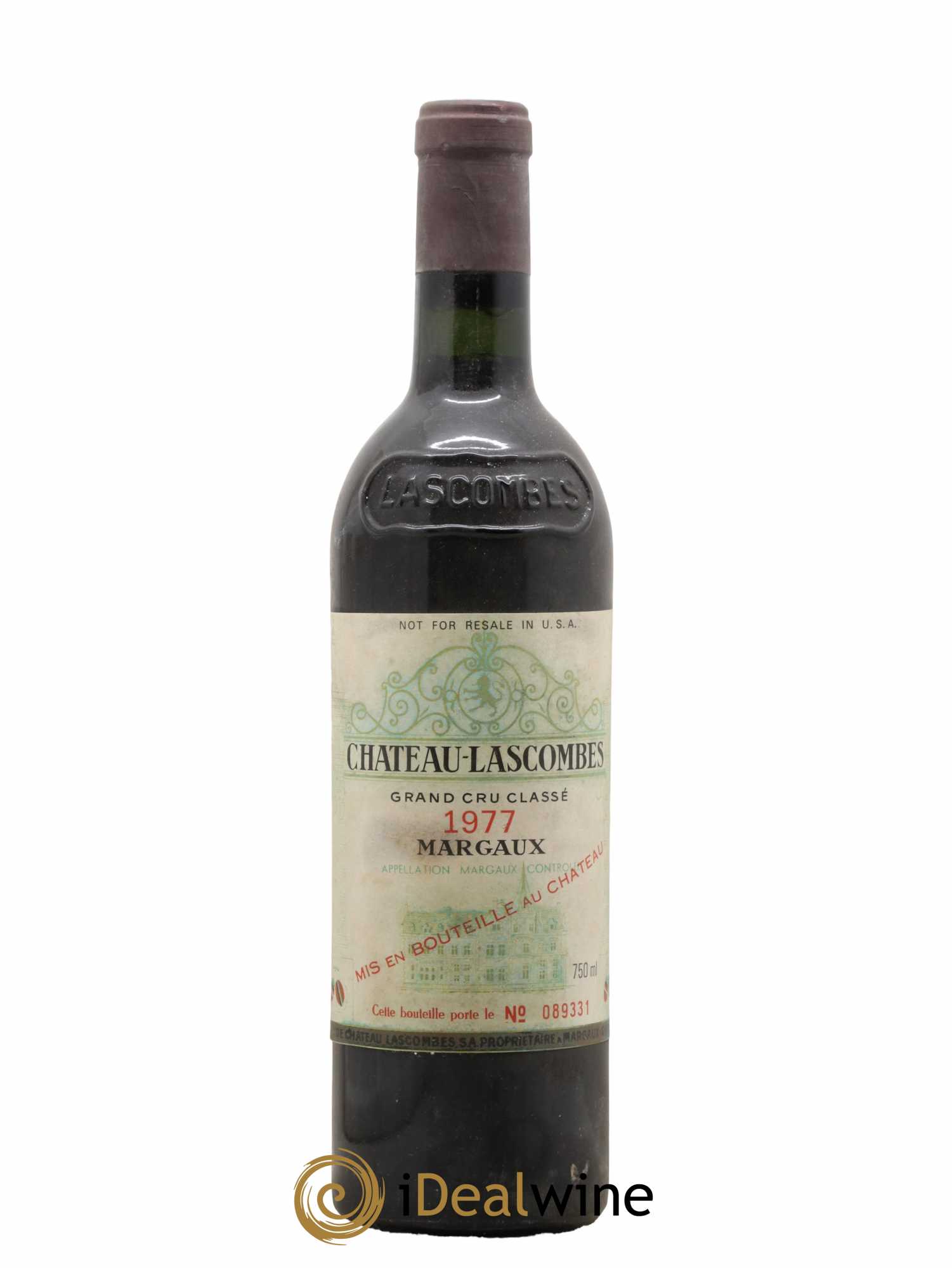 Château Lascombes 2ème Grand Cru Classé 1977 - Lot de 1 bouteille - 0