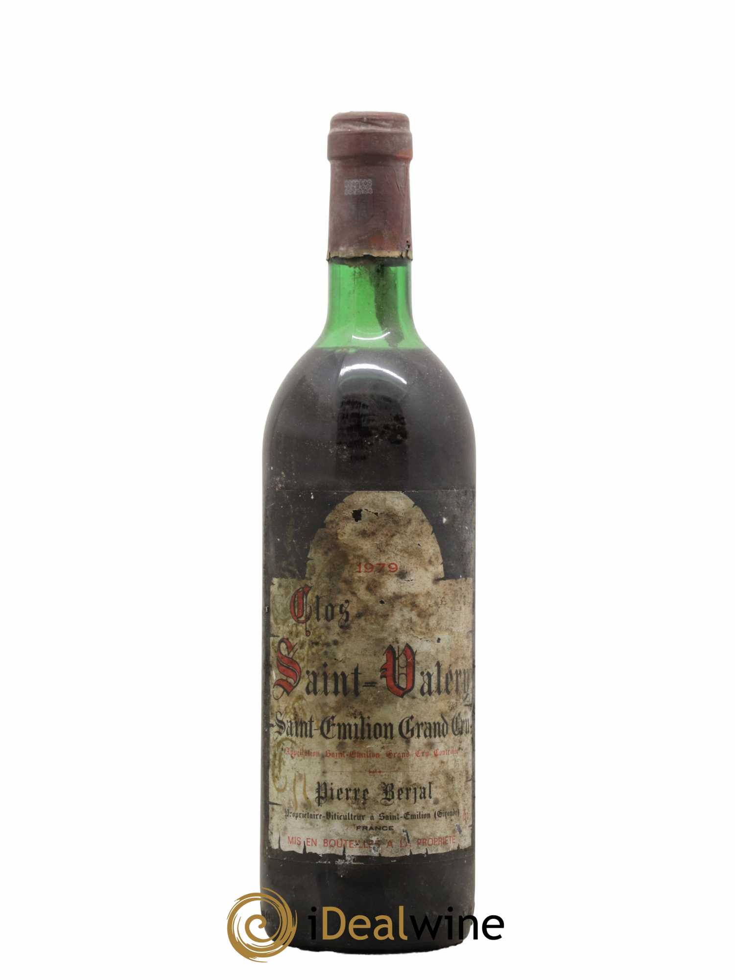 Saint-Émilion Grand Cru Clos Saint Valéry 1979 - Lot de 1 bouteille - 0