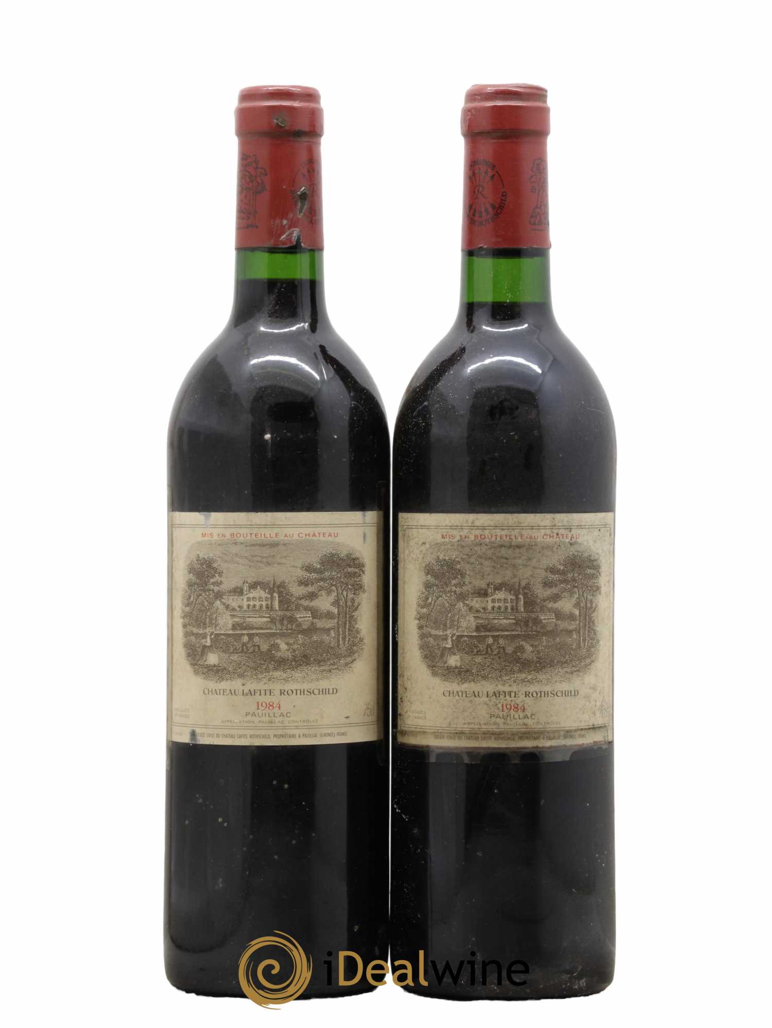 Château Lafite Rothschild 1er Grand Cru Classé 1984 - Lot de 2 bouteilles - 0