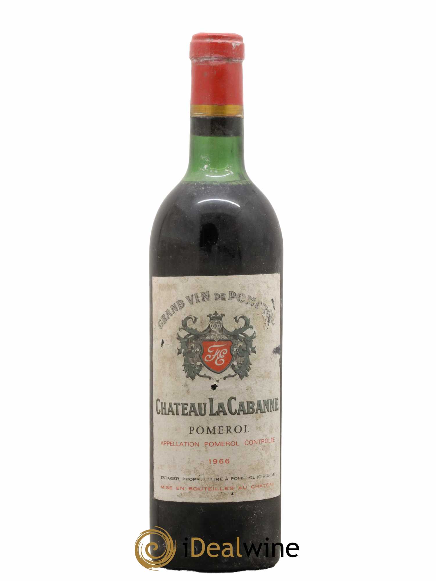 Château la Cabanne 1966 - Lot de 1 bouteille - 0