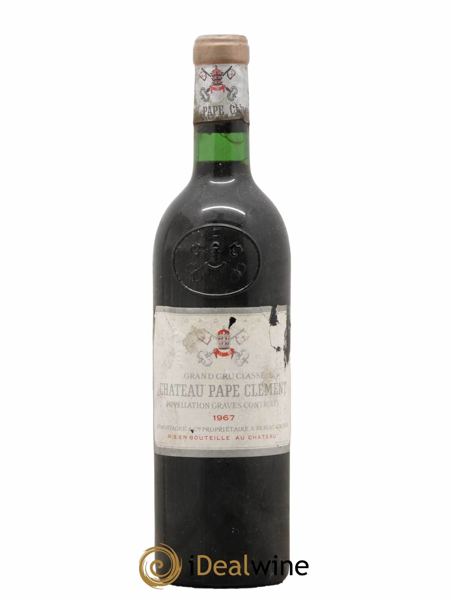 Château Pape Clément Cru Classé de Graves 1967 - Lot de 1 bouteille - 0