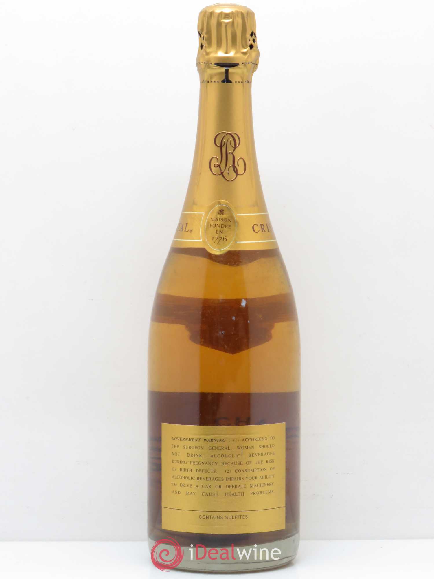 Cristal Louis Roederer 1986 - Lot de 1 bouteille - 1