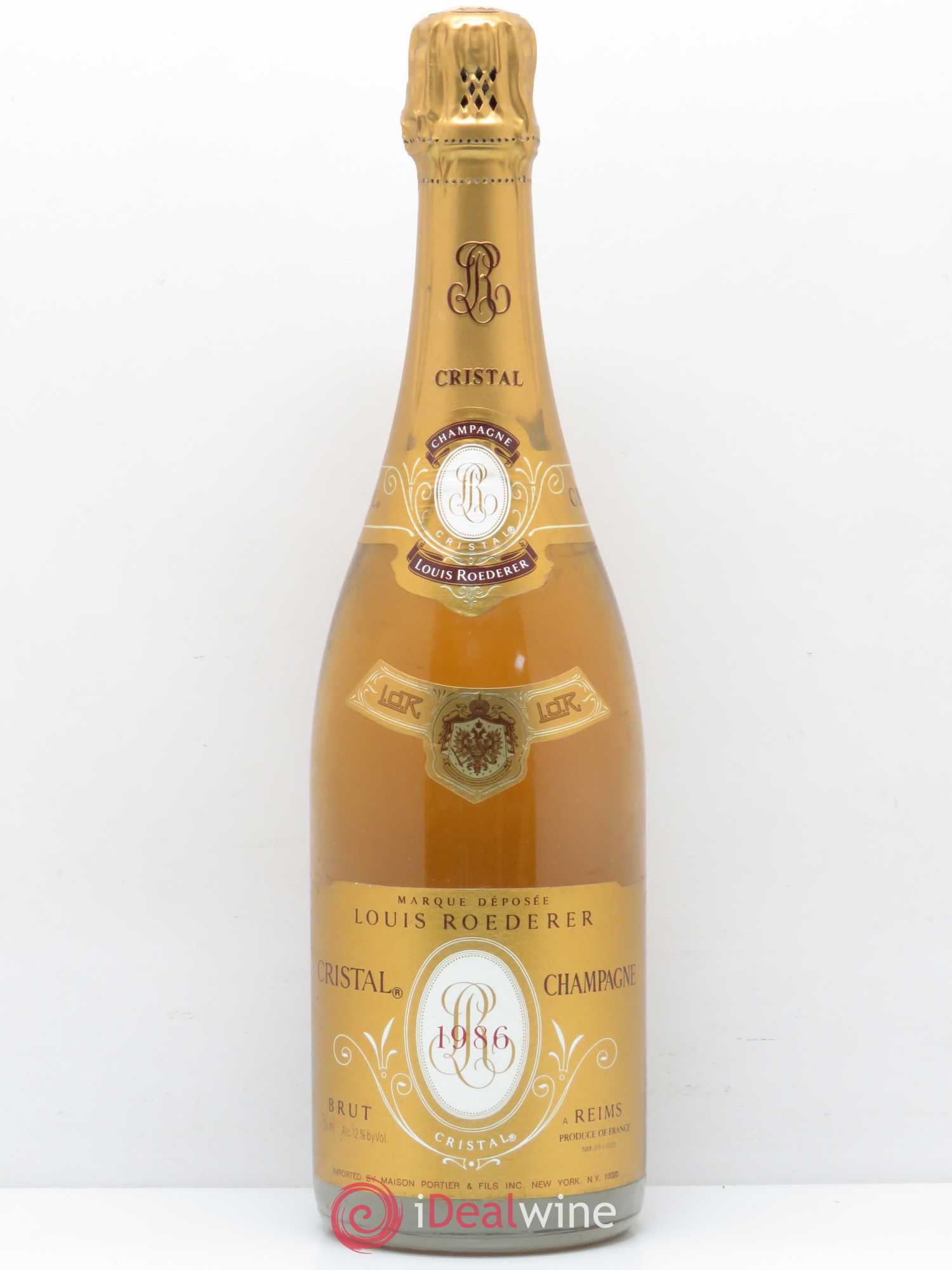 Cristal Louis Roederer 1986 - Lot de 1 bouteille - 0