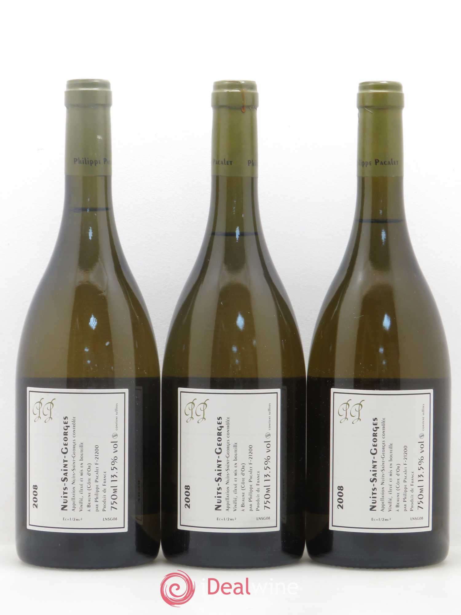 Nuits-Saint-Georges Philippe Pacalet 2008 - Lot de 11 bouteilles - 6