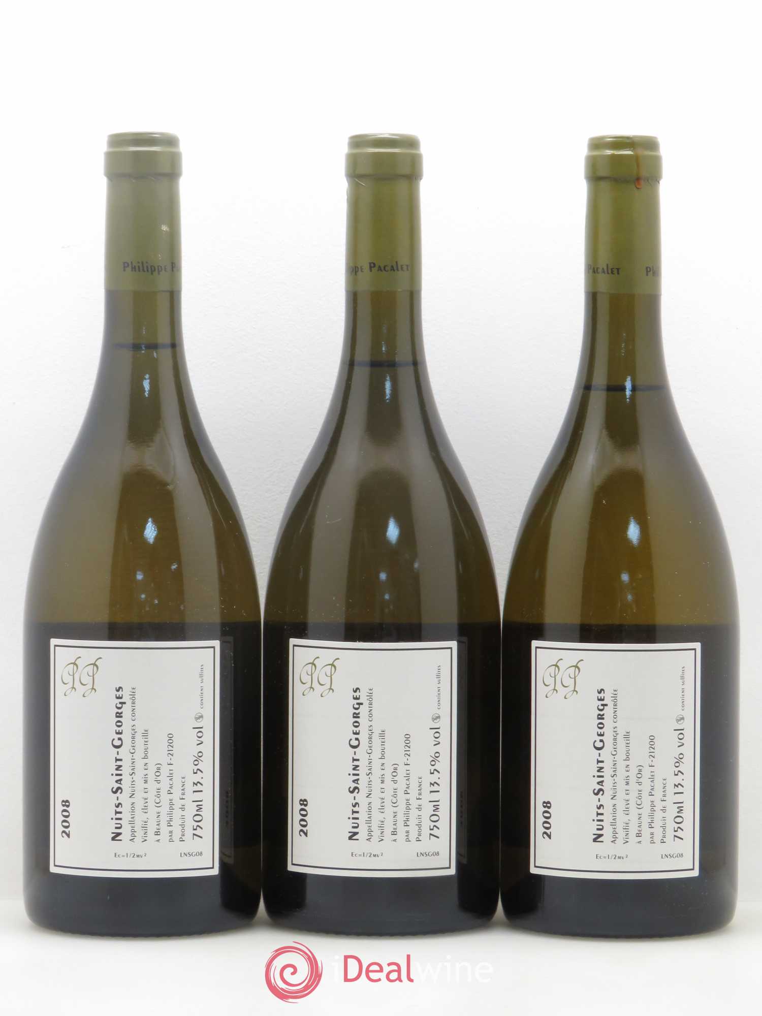 Nuits-Saint-Georges Philippe Pacalet 2008 - Lot de 11 bouteilles - 8