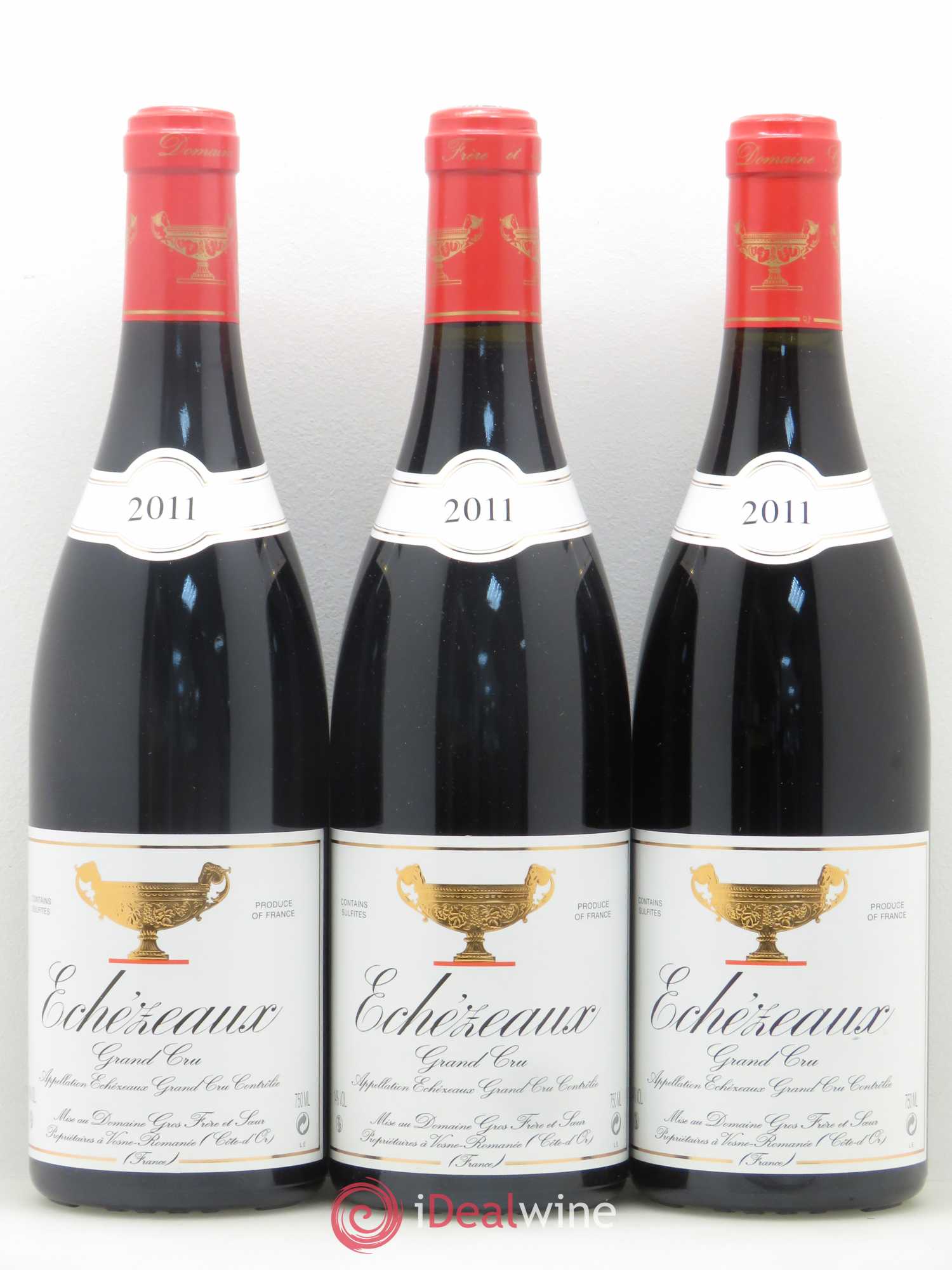 Echezeaux Grand Cru Gros Frère & Soeur 2011 - Lot de 3 bouteilles - 0