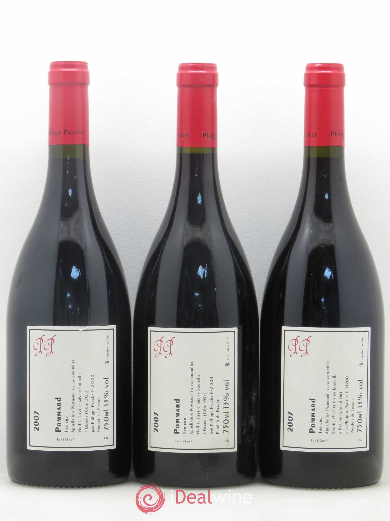 Pommard 1er Cru Philippe Pacalet 2007 - Lot de 3 bouteilles - 1