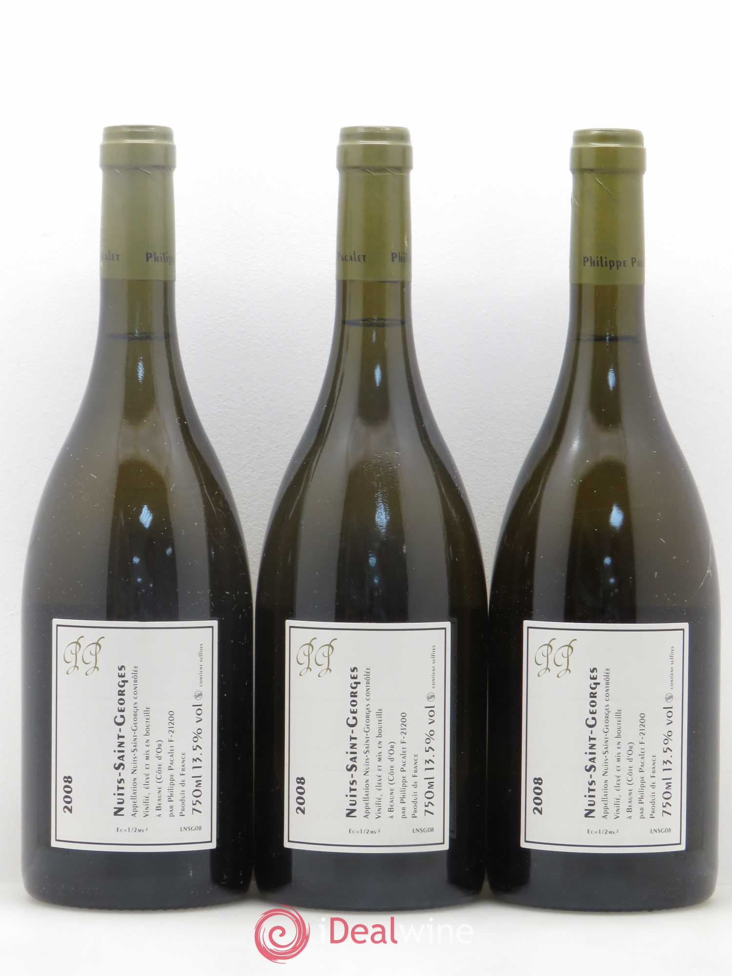 Nuits-Saint-Georges Philippe Pacalet 2008 - Lot de 6 bouteilles - 2