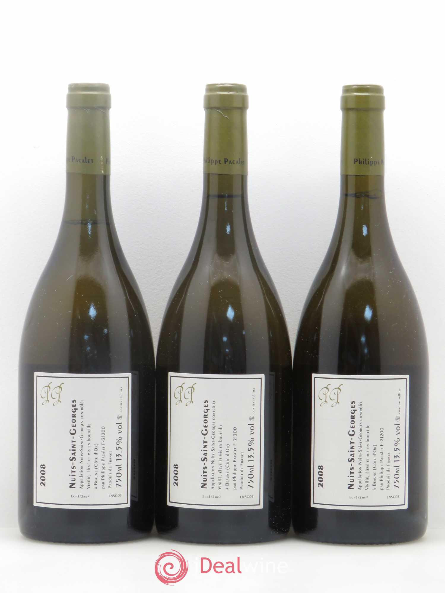 Nuits-Saint-Georges Philippe Pacalet 2008 - Lot de 6 bouteilles - 4