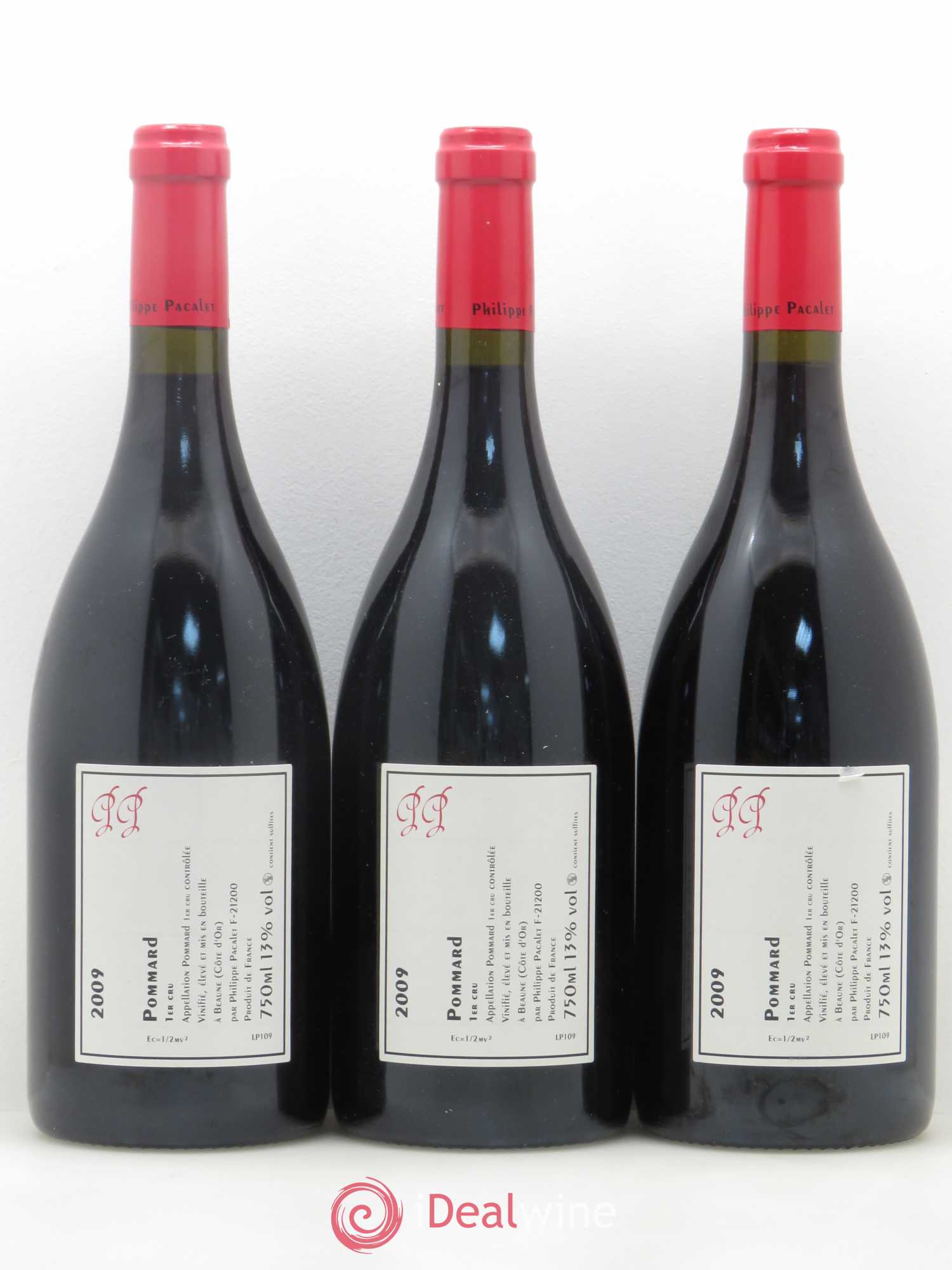 Pommard 1er Cru Philippe Pacalet 2009 - Lot de 3 bouteilles - 1