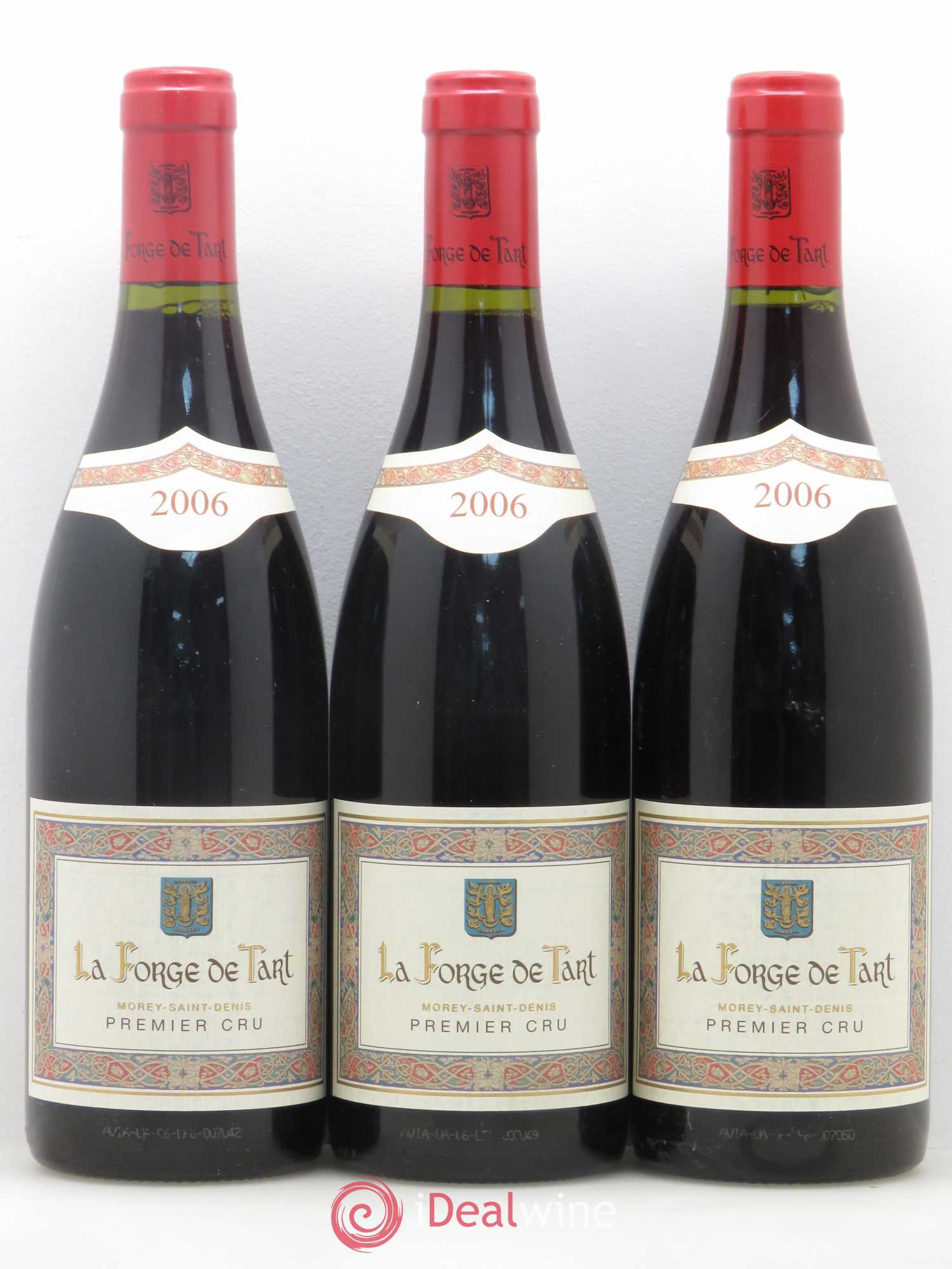 Morey-Saint-Denis 1er Cru La Forge de Tart Clos de Tart 2006 - Lot de 3 bouteilles - 0