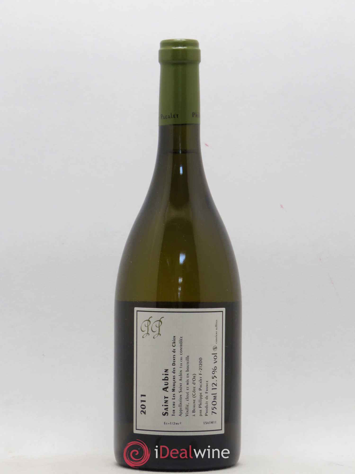 Saint-Aubin 1er Cru Murgers des Dents de Chien Philippe Pacalet 2011 - Lot de 1 bouteille - 1
