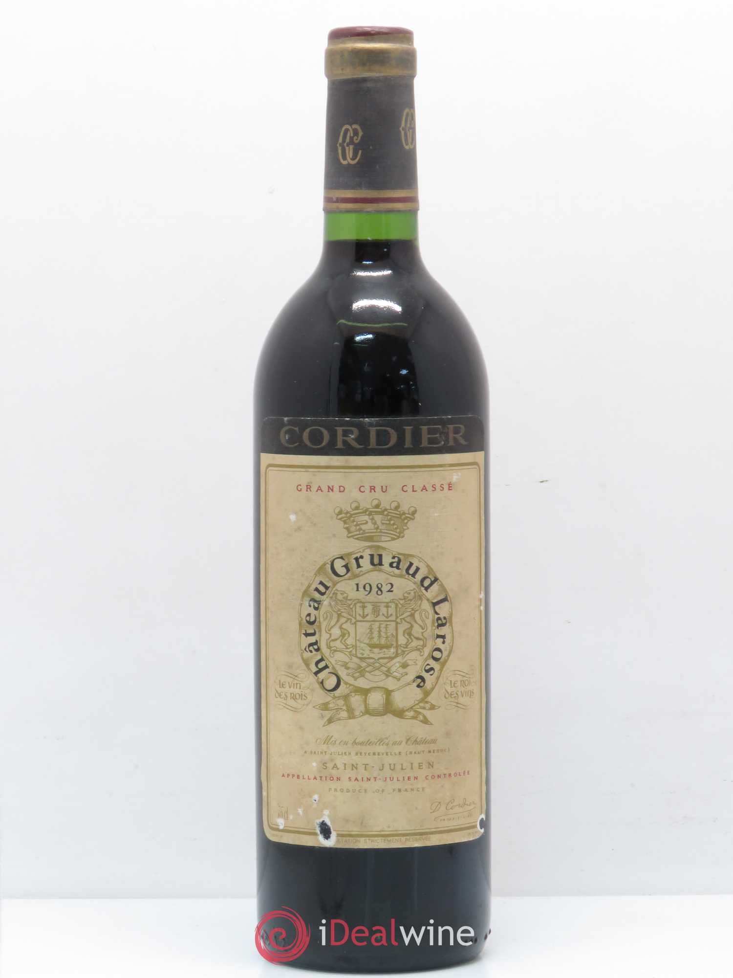 Château Gruaud Larose 2ème Grand Cru Classé 1982 - Lot de 1 bouteille - 0