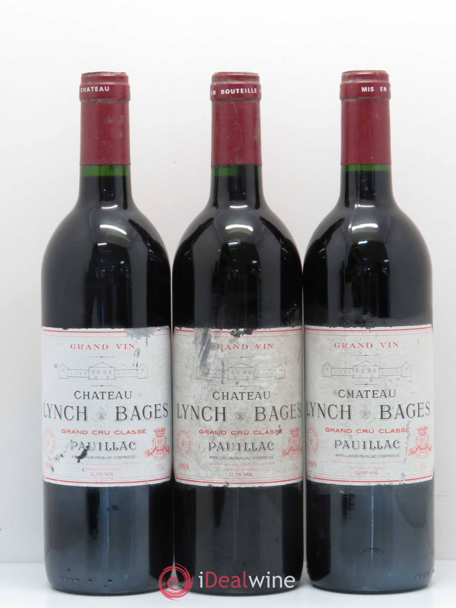 Château Lynch Bages 5ème Grand Cru Classé 1989 - Lot de 6 bouteilles - 2