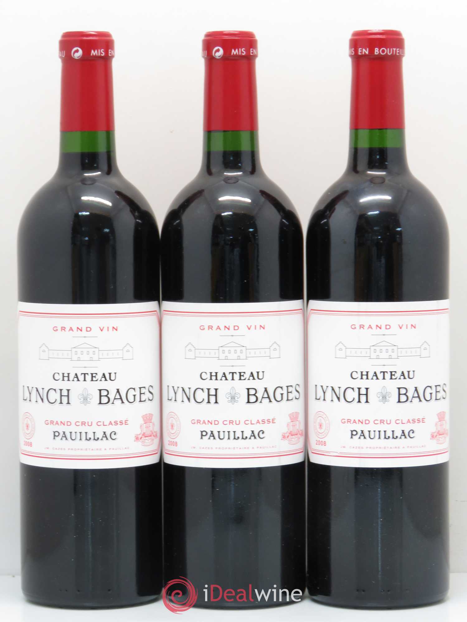 Château Lynch Bages 5ème Grand Cru Classé 2008 - Lot de 6 bouteilles - 2