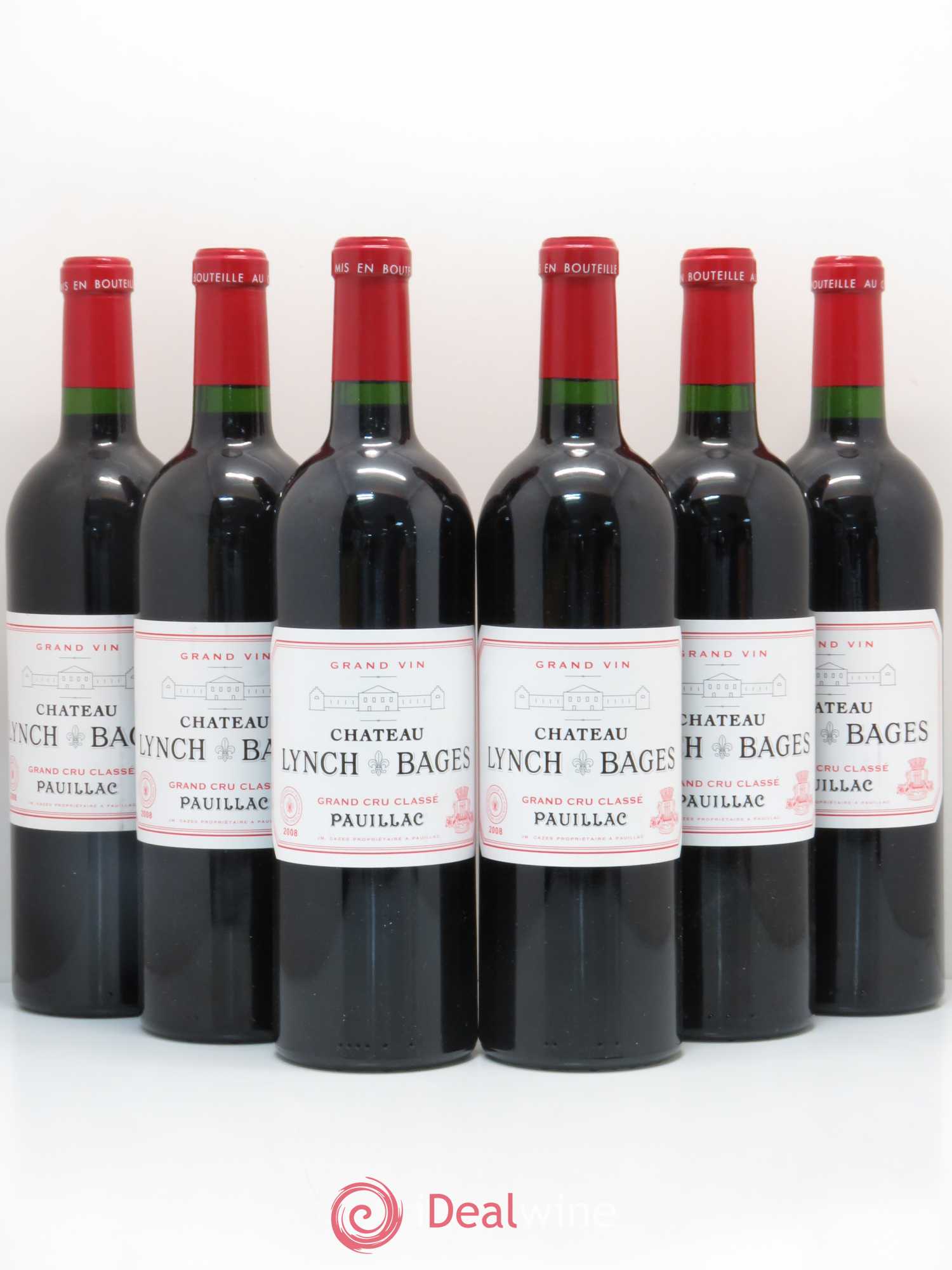 Château Lynch Bages 5ème Grand Cru Classé 2008 - Lot de 6 bouteilles - 0