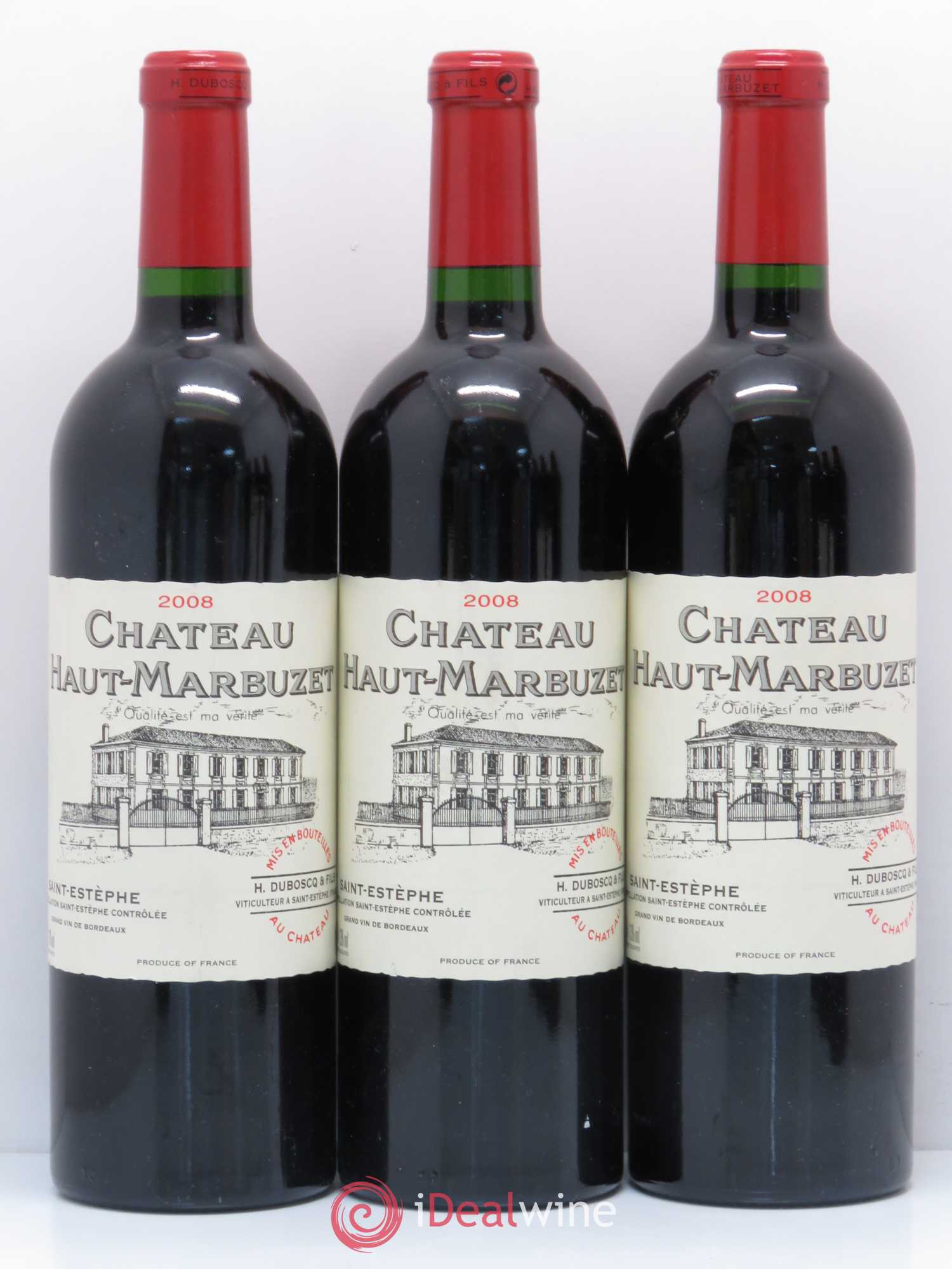 Château Haut Marbuzet 2008 - Lot de 12 bouteilles - 3