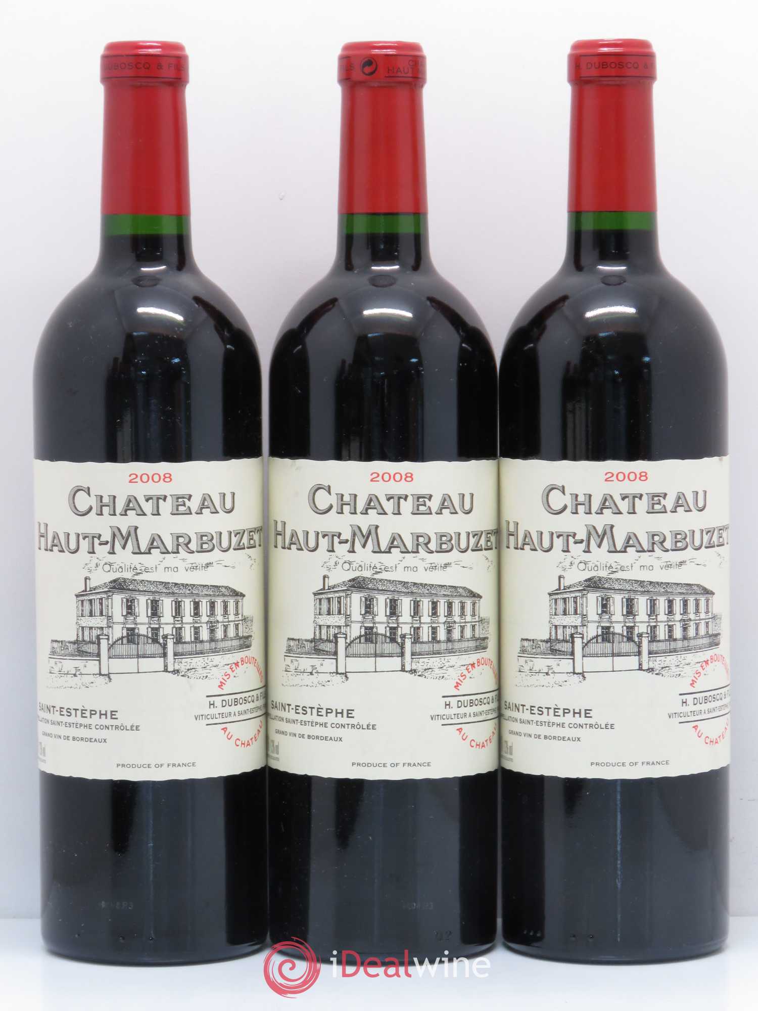 Château Haut Marbuzet 2008 - Lot de 12 bouteilles - 4