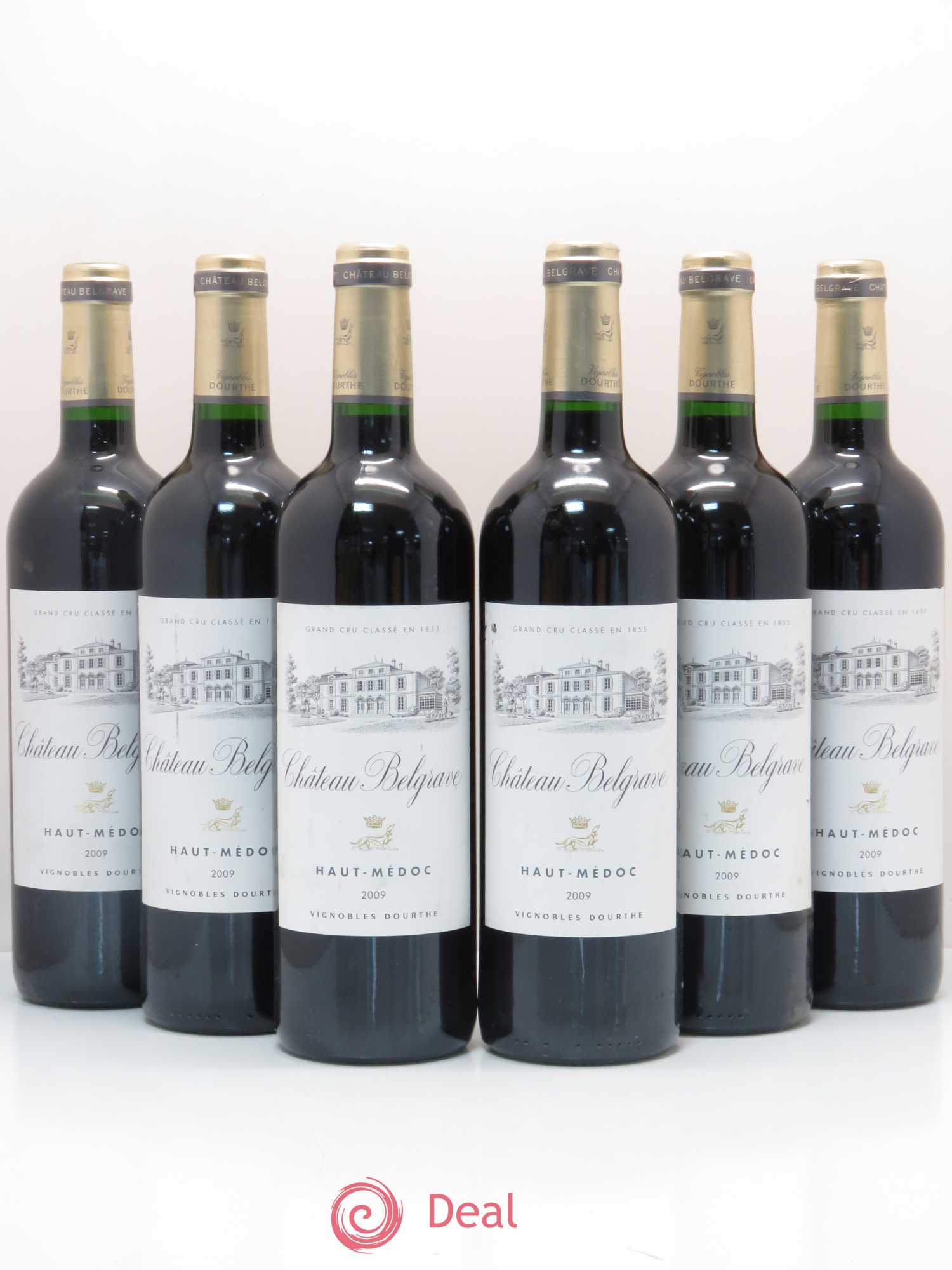 Château Belgrave 5ème Grand Cru Classé 2009 - Lot de 6 bouteilles - 0