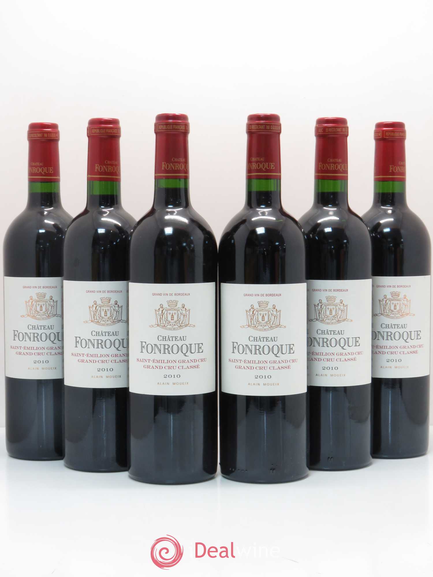 Château Fonroque Grand Cru Classé 2010 - Lot de 6 bouteilles - 0