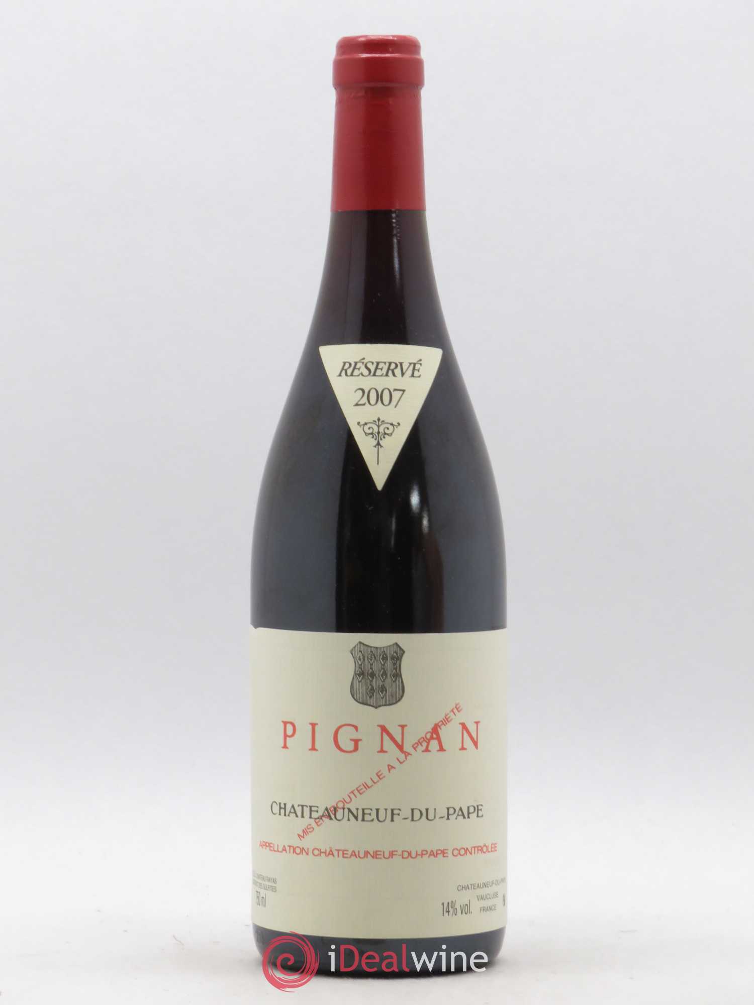 Châteauneuf-du-Pape Pignan Emmanuel Reynaud 2007 - Lot de 1 bouteille - 0
