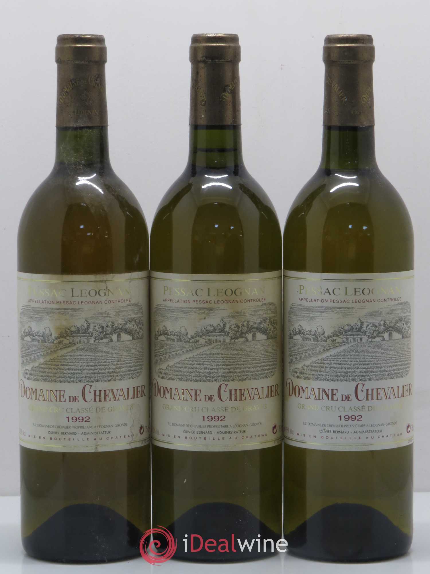 Domaine de Chevalier Cru Classé de Graves 1992 - Lot de 12 bouteilles - 1