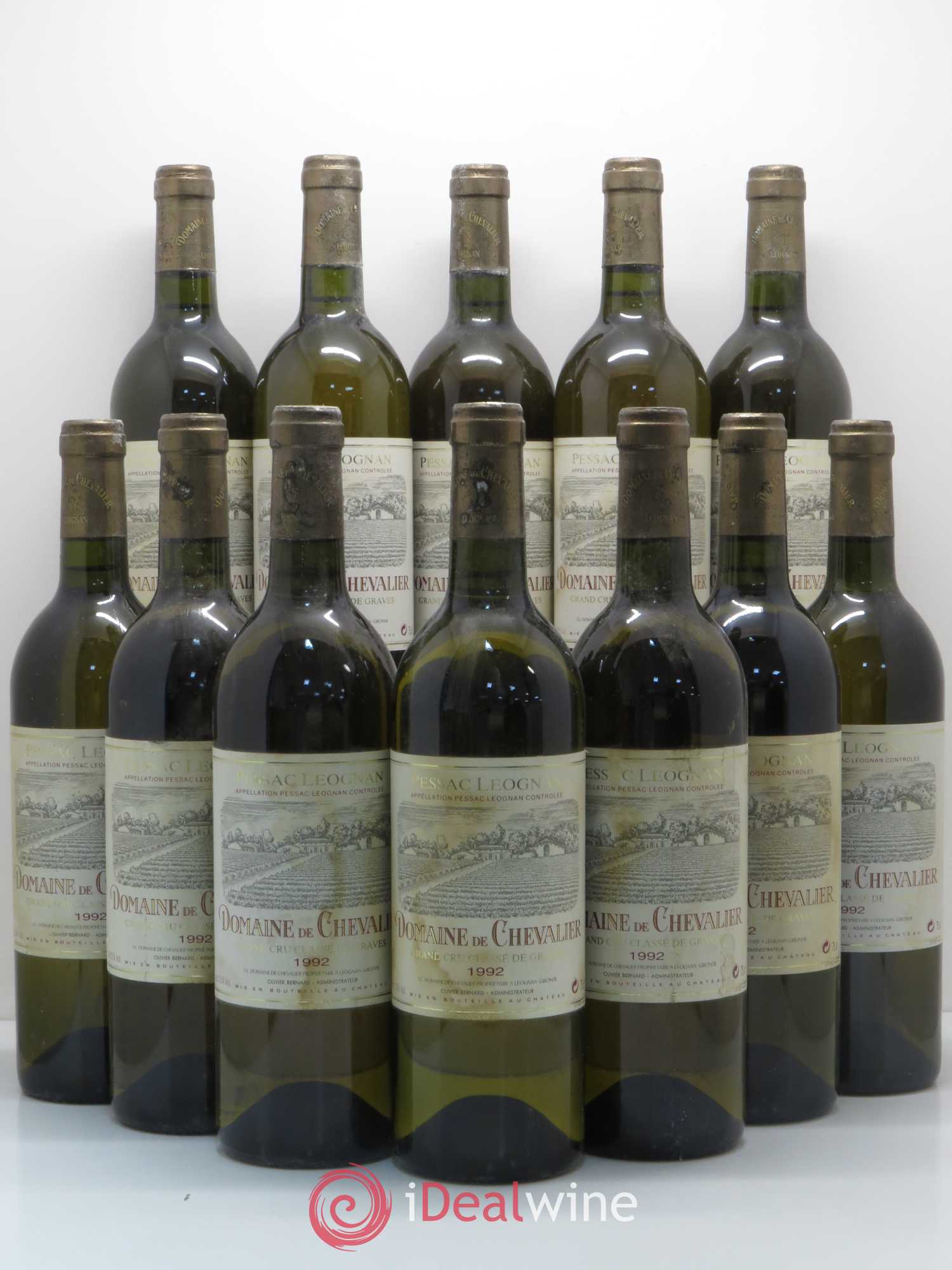 Domaine de Chevalier Cru Classé de Graves 1992 - Lot de 12 bouteilles - 0