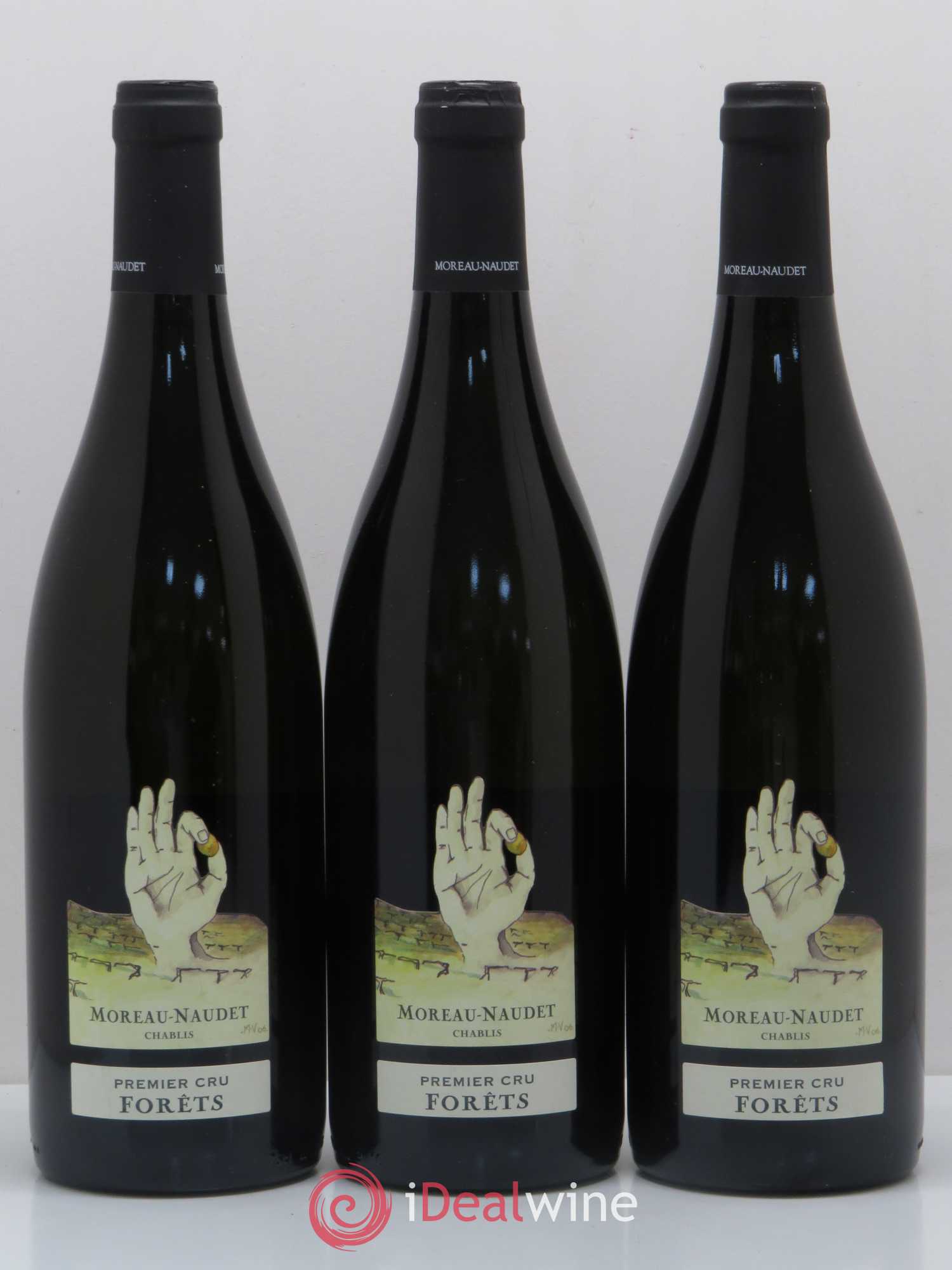 Chablis 1er Cru Forets Domaine Moreau Naudet 2015 - Posten von 6 Flaschen - 1