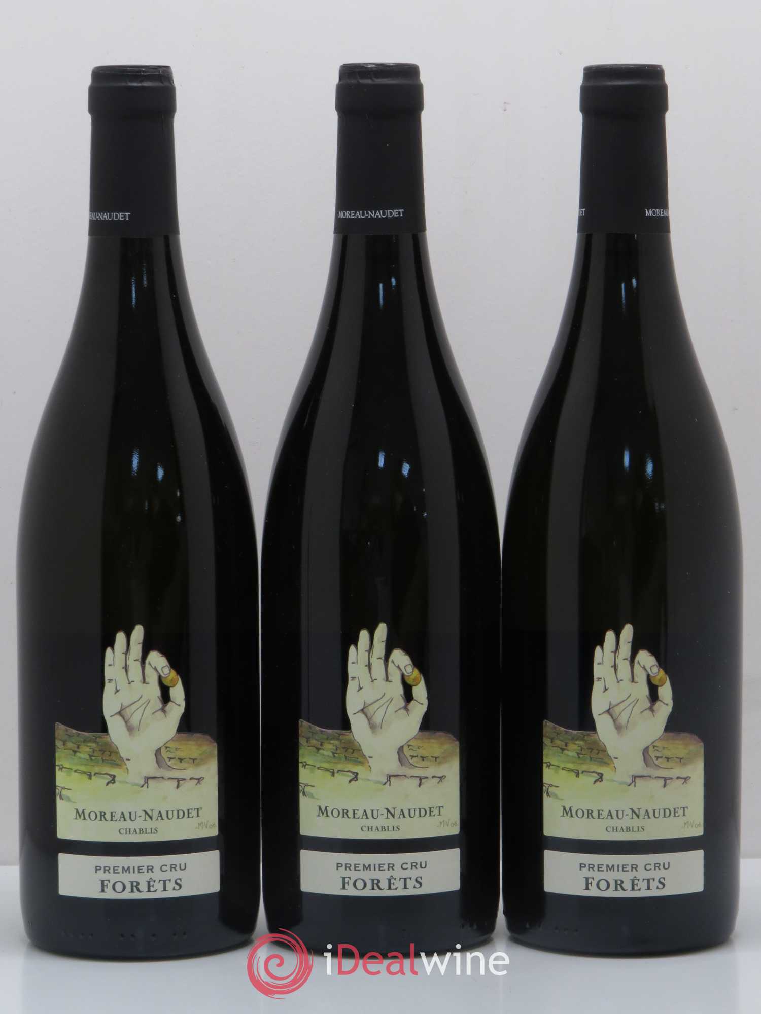 Chablis 1er Cru Forets Domaine Moreau Naudet 2015 - Posten von 6 Flaschen - 3