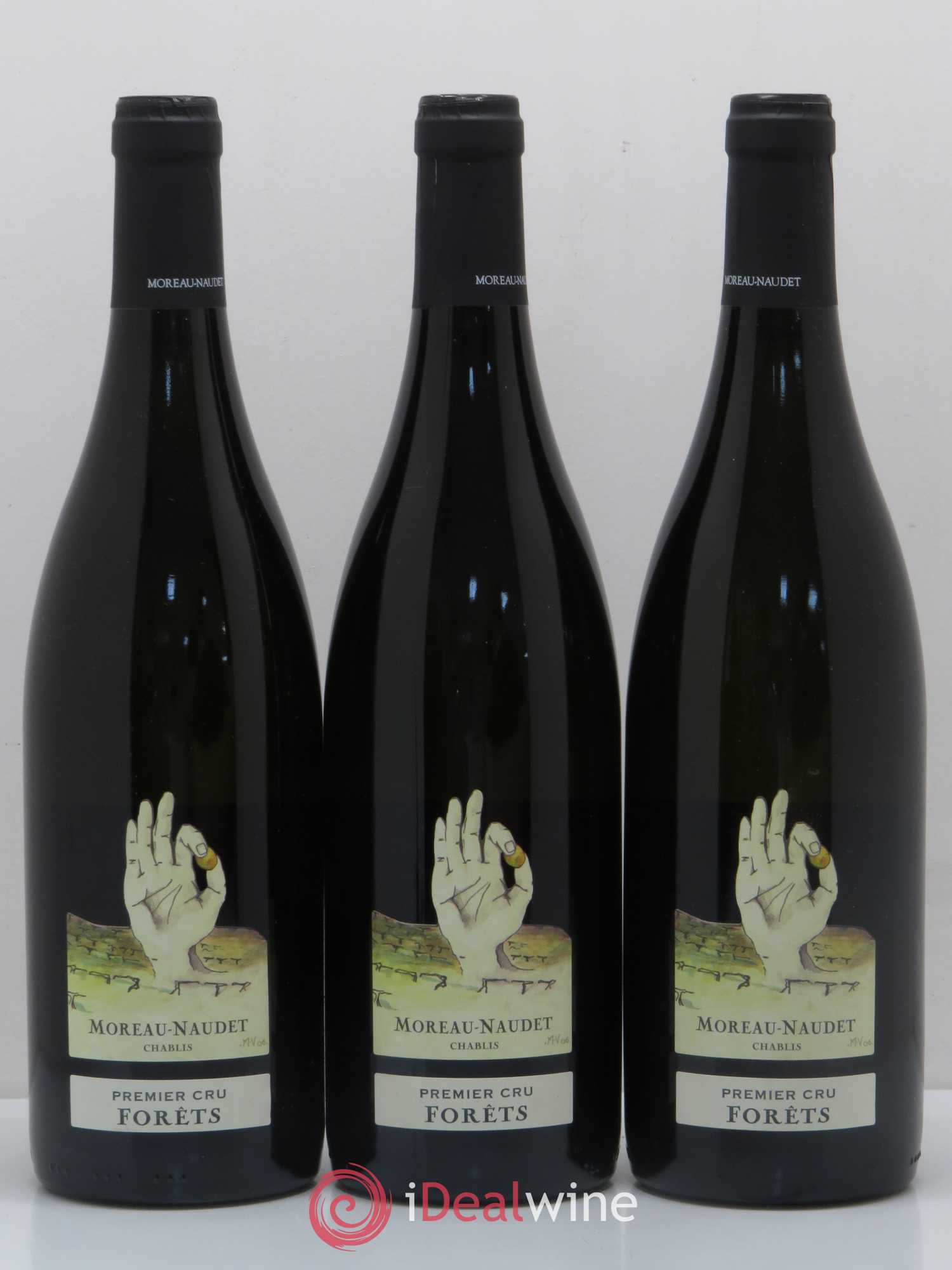 Chablis 1er Cru Forets Domaine Moreau Naudet 2015 - Posten von 6 Flaschen - 1