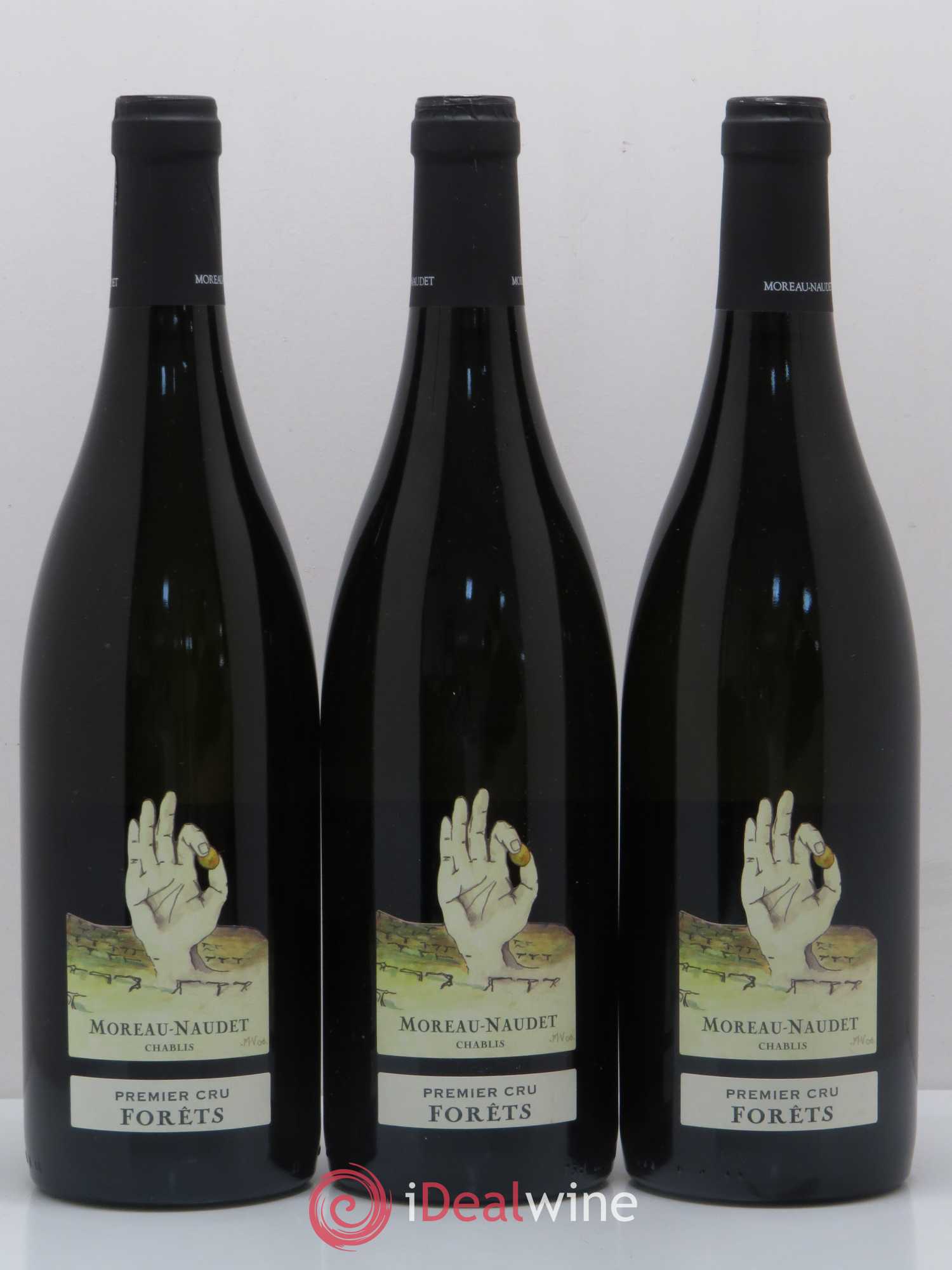 Chablis 1er Cru Forets Domaine Moreau Naudet 2015 - Posten von 6 Flaschen - 3