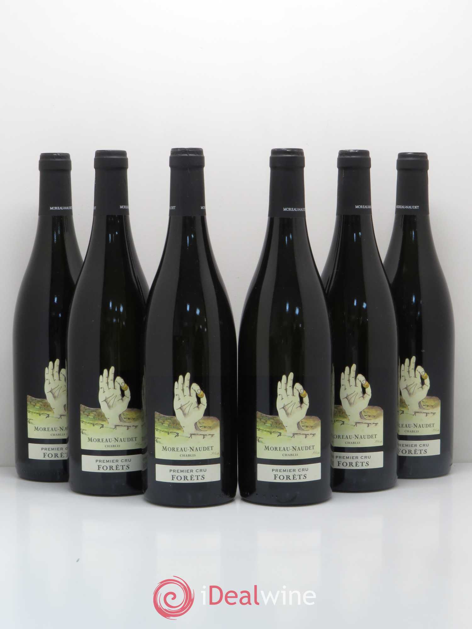 Chablis 1er Cru Forets Domaine Moreau Naudet 2015 - Posten von 6 Flaschen - 0