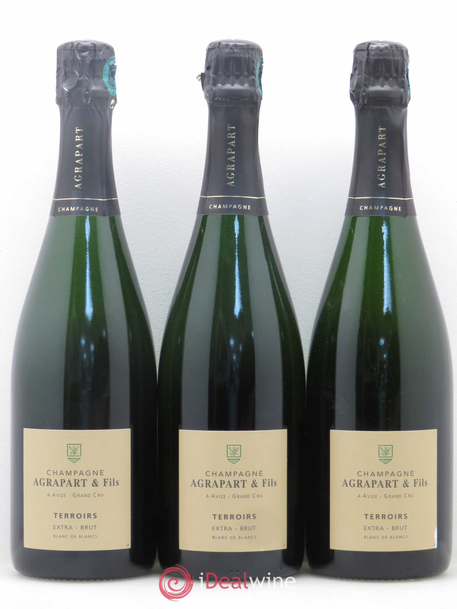 Terroirs Blanc de Blancs Extra-Brut Agrapart & Fils - Lot de 3 bouteilles - 0