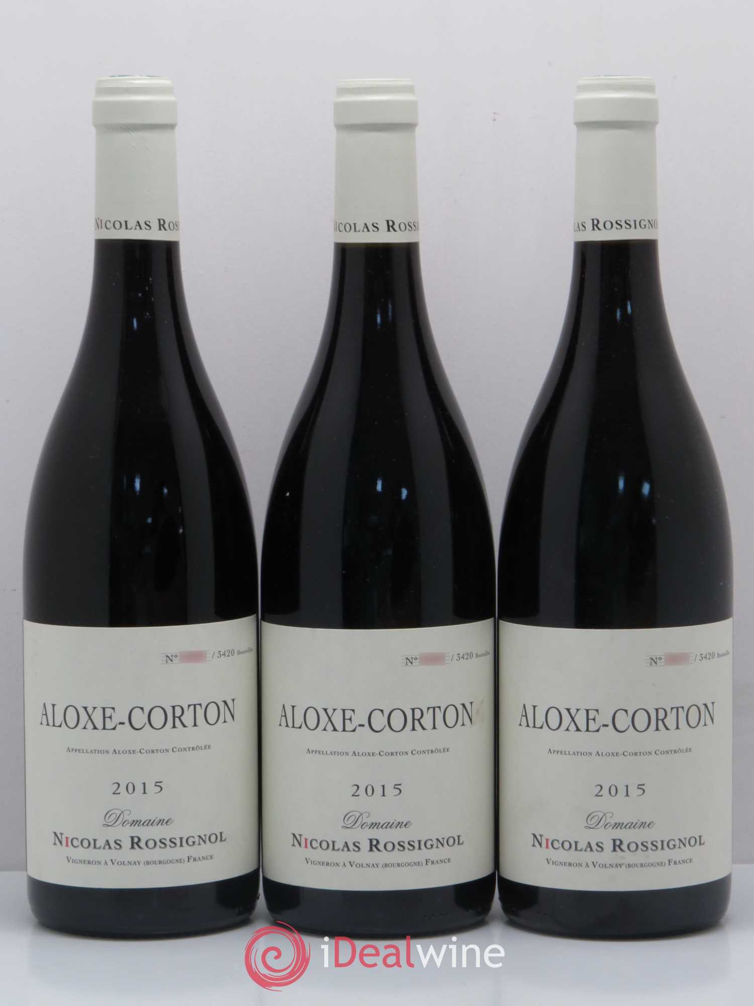 Aloxe-Corton Nicolas Rossignol 2015 - Lotto di 6 bottiglie - 1