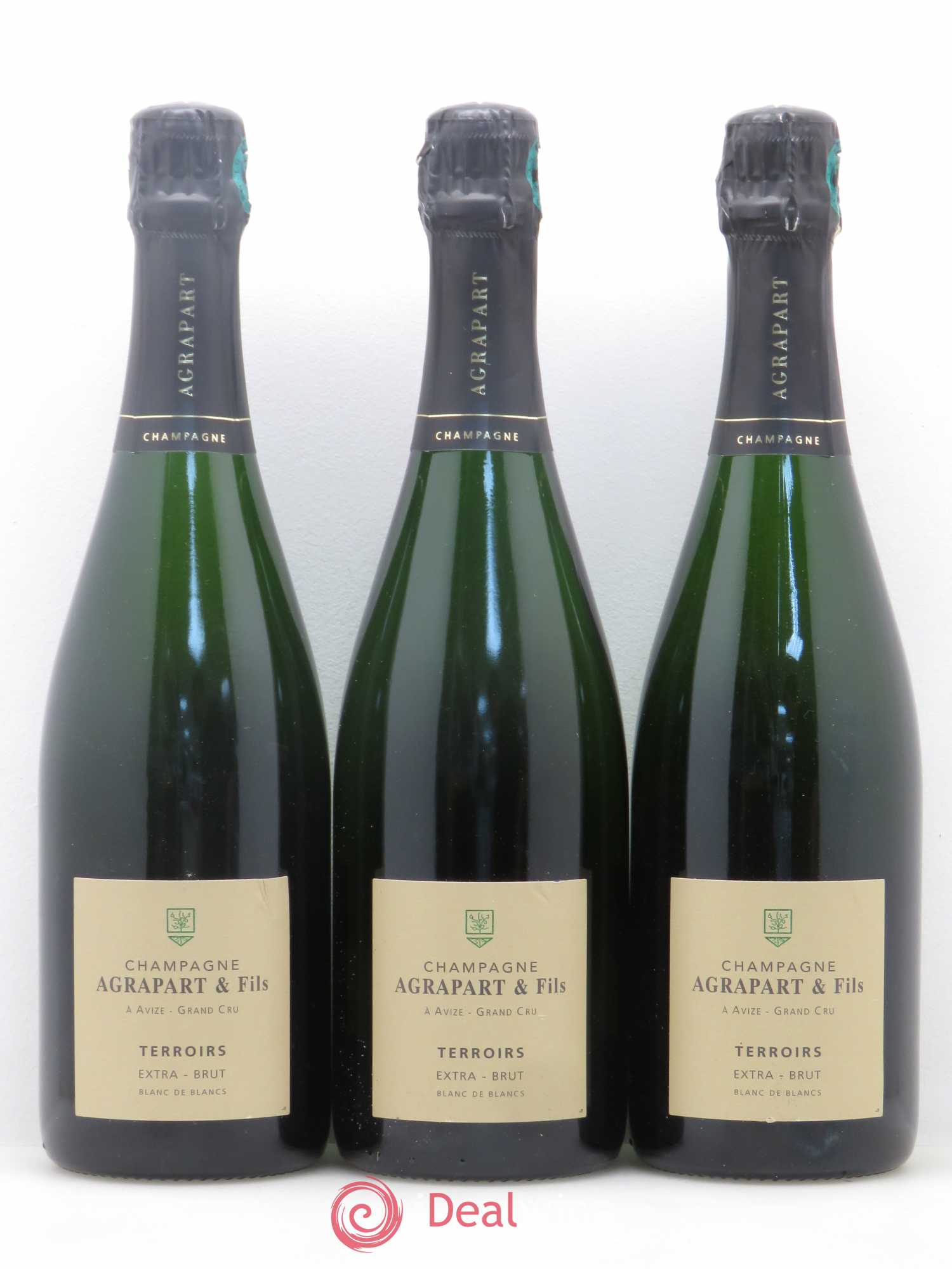 Terroirs Blanc de Blancs Extra-Brut Agrapart & Fils - Lot de 3 bouteilles - 0