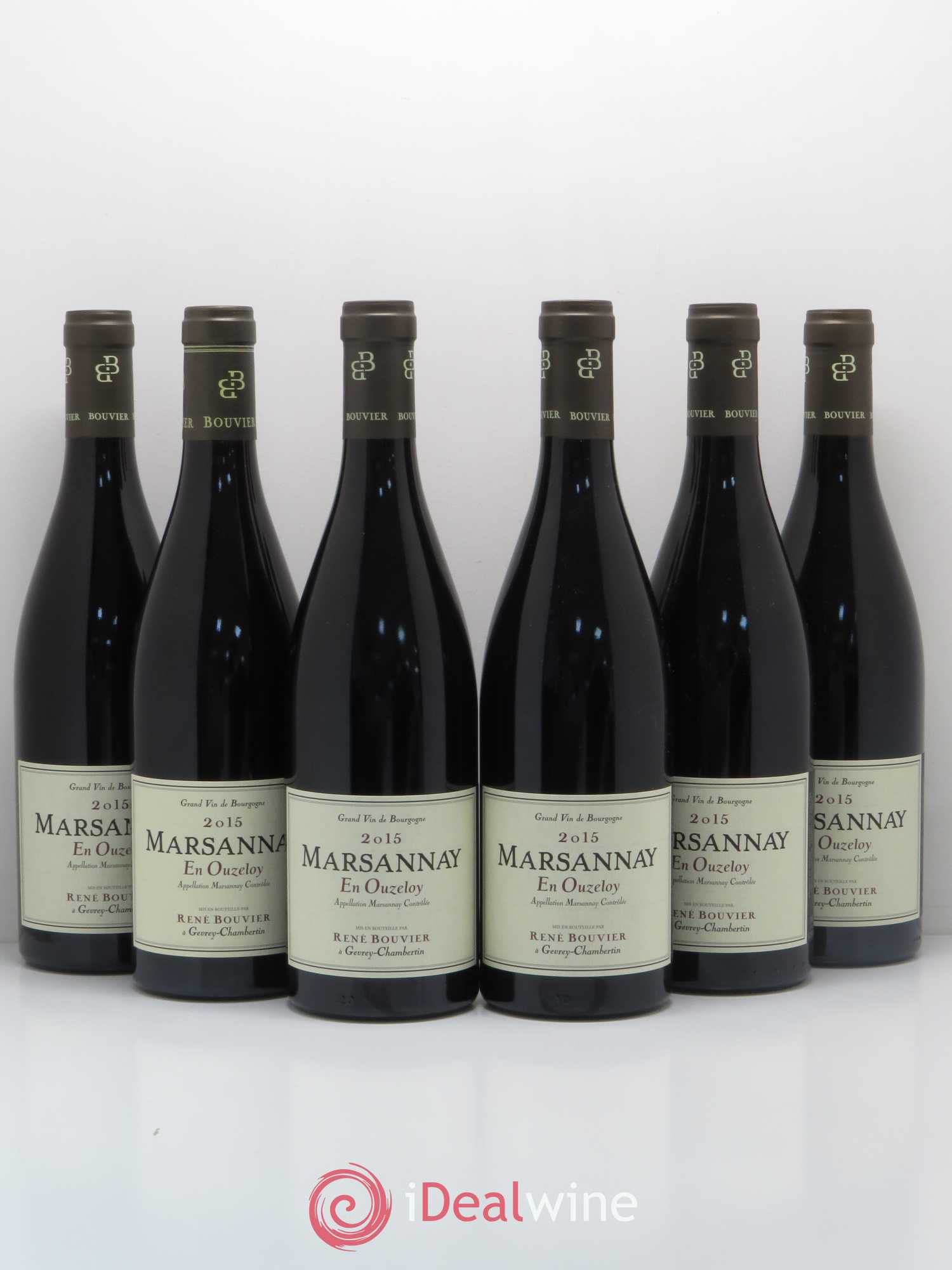 Marsannay En Ouzeloy René Bouvier 2015 - Lot de 6 bouteilles - 0