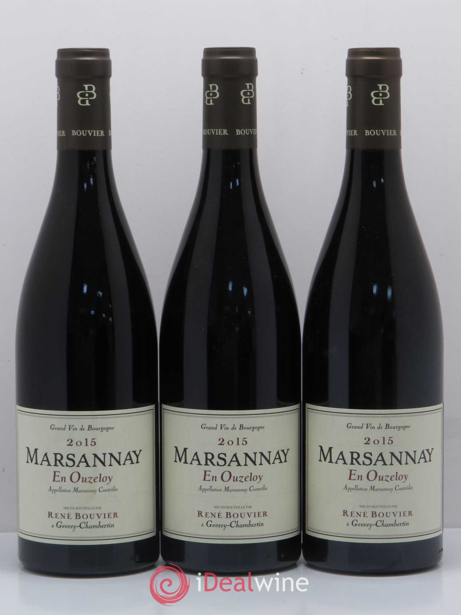 Marsannay En Ouzeloy René Bouvier 2015 - Posten von 3 Flaschen - 0