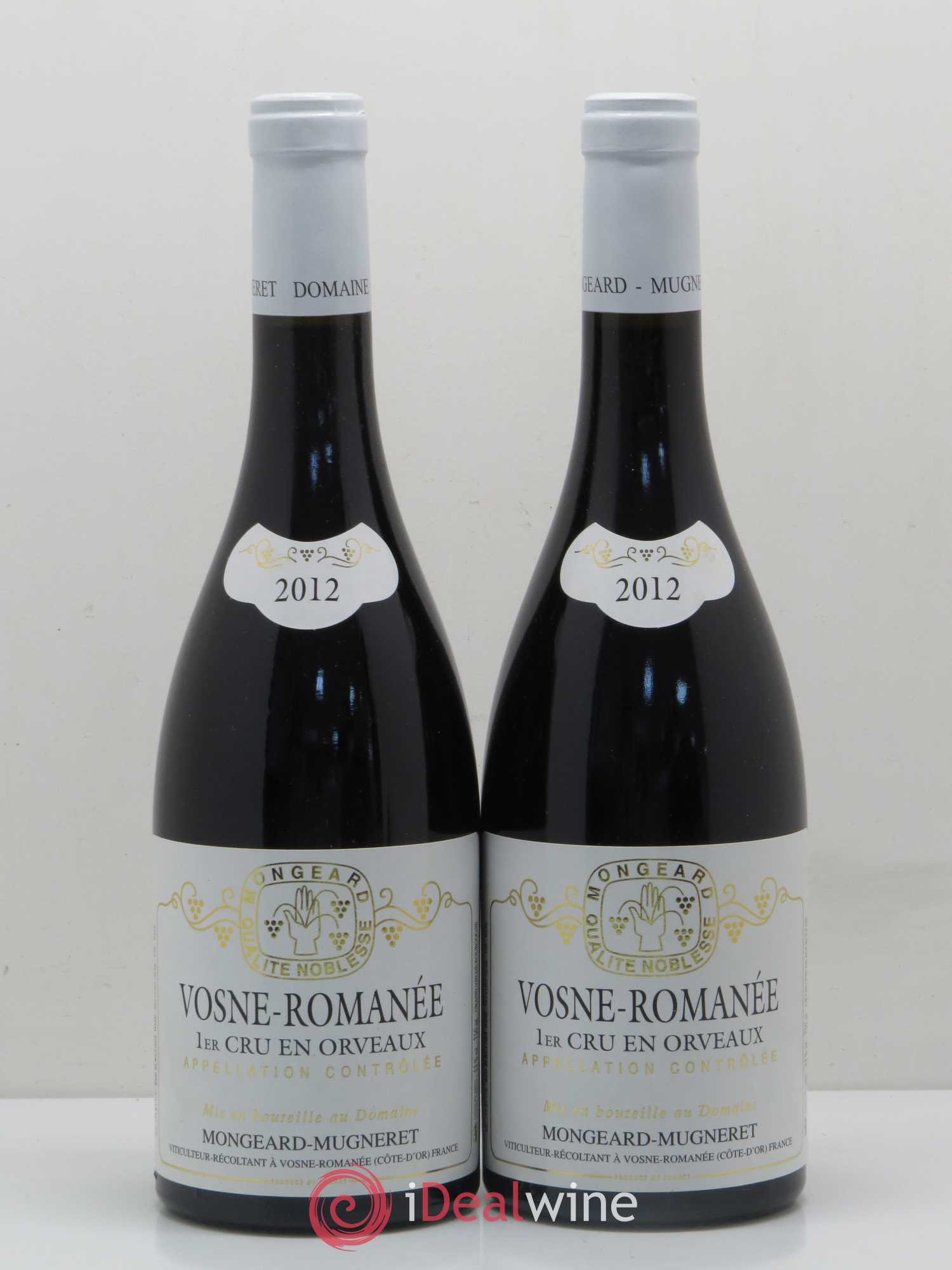 Vosne-Romanée 1er Cru En Orveaux Mongeard-Mugneret (Domaine) 2012 - Lot de 2 bouteilles - 0