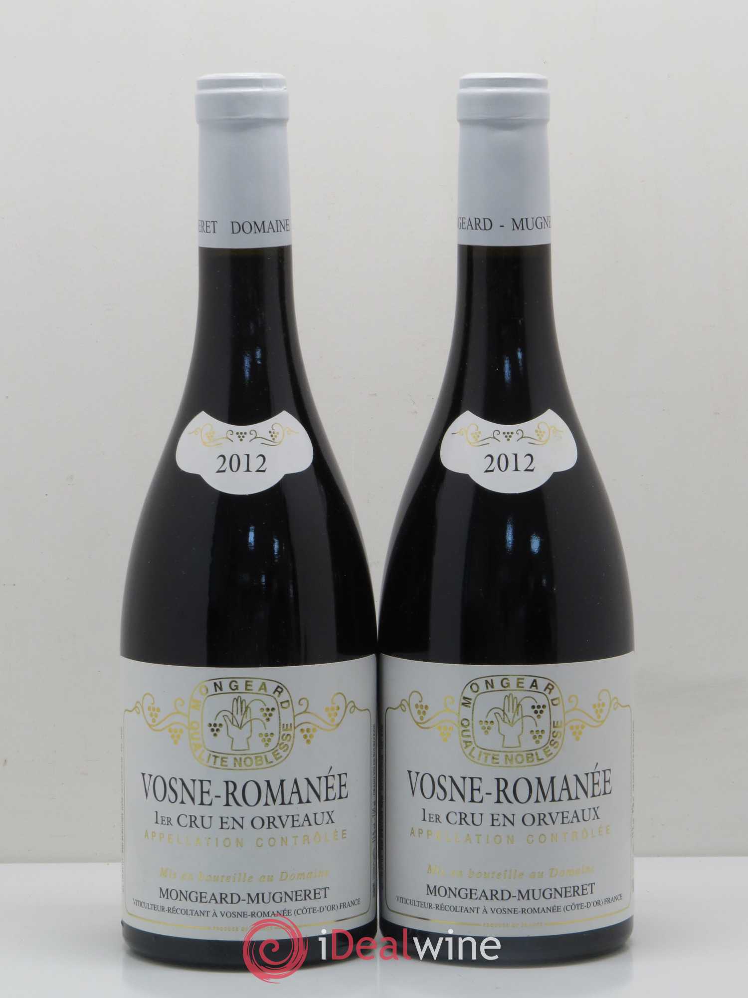 Vosne-Romanée 1er Cru En Orveaux Mongeard-Mugneret (Domaine) 2012 - Lot de 2 bouteilles - 0