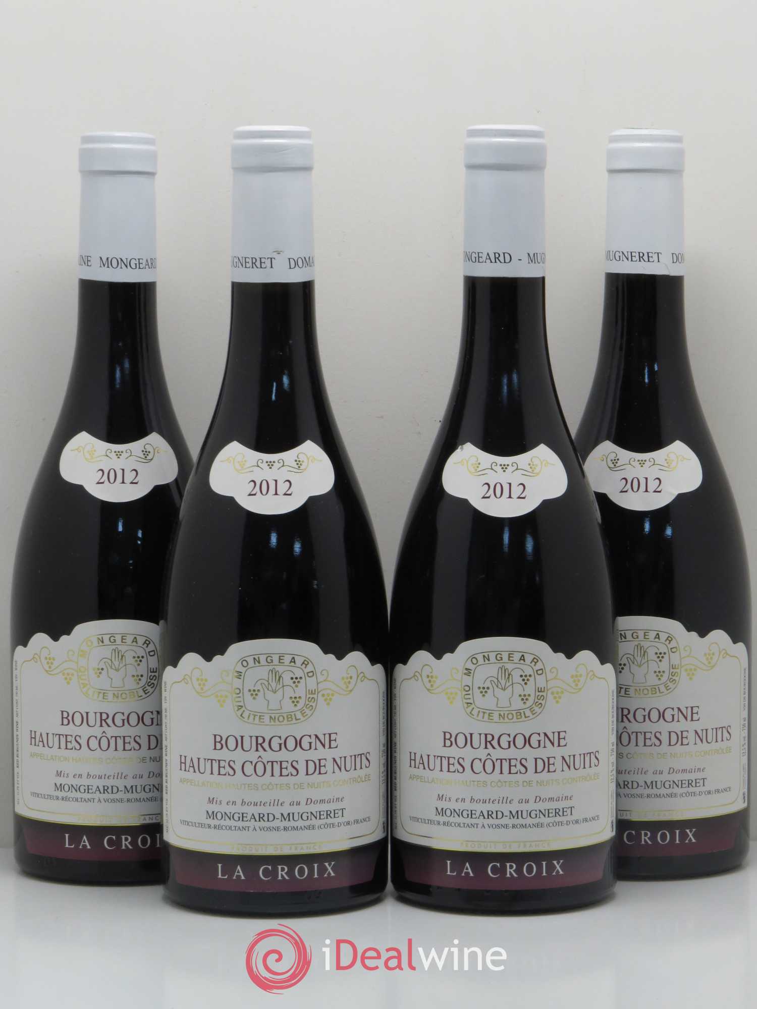Hautes-Côtes de Nuits La Croix Mongeard-Mugneret (sans prix de réserve) 2012 - Posten von 4 Flaschen - 0