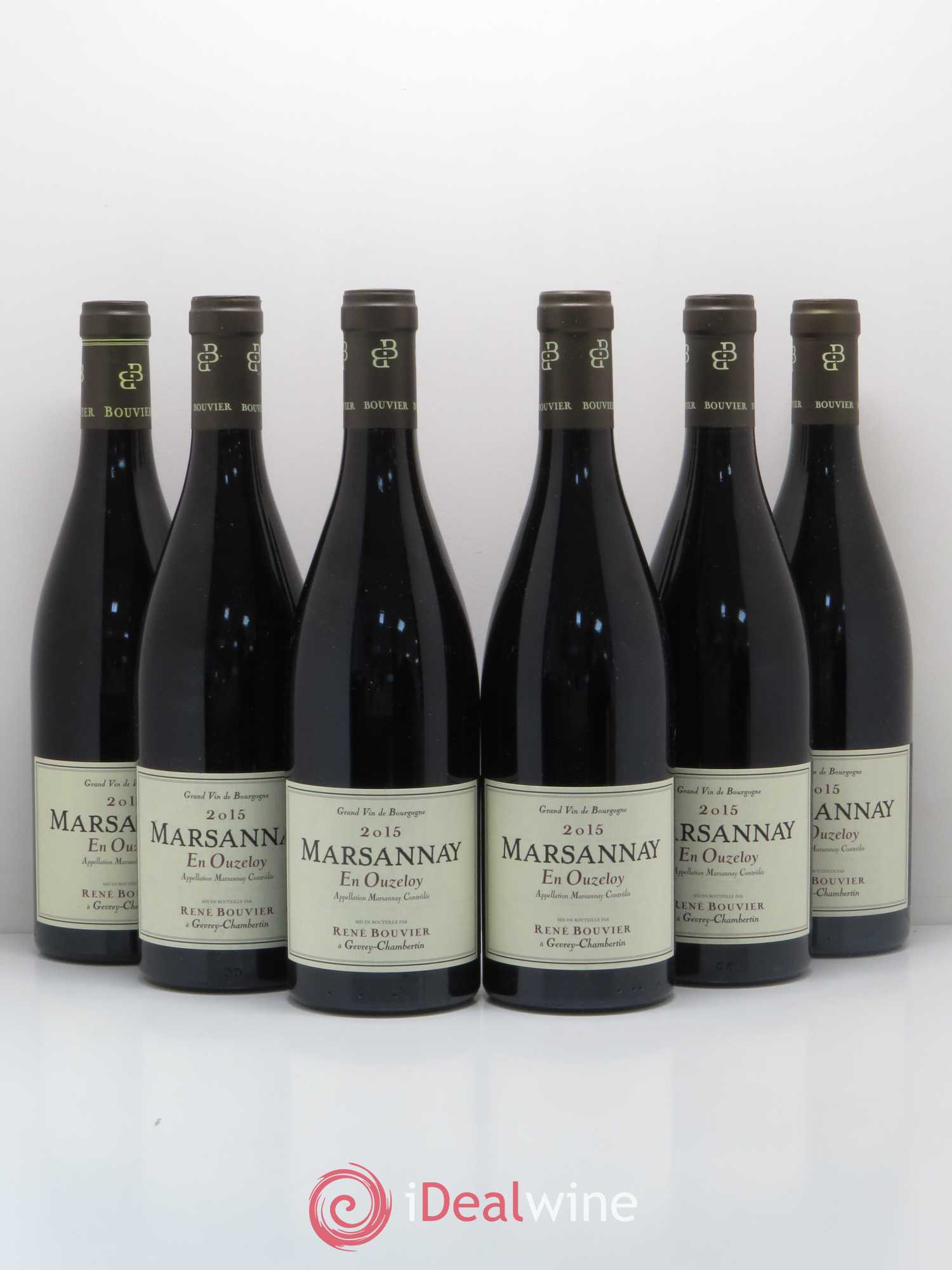 Marsannay En Ouzeloy René Bouvier 2015 - Lot de 6 bouteilles - 0