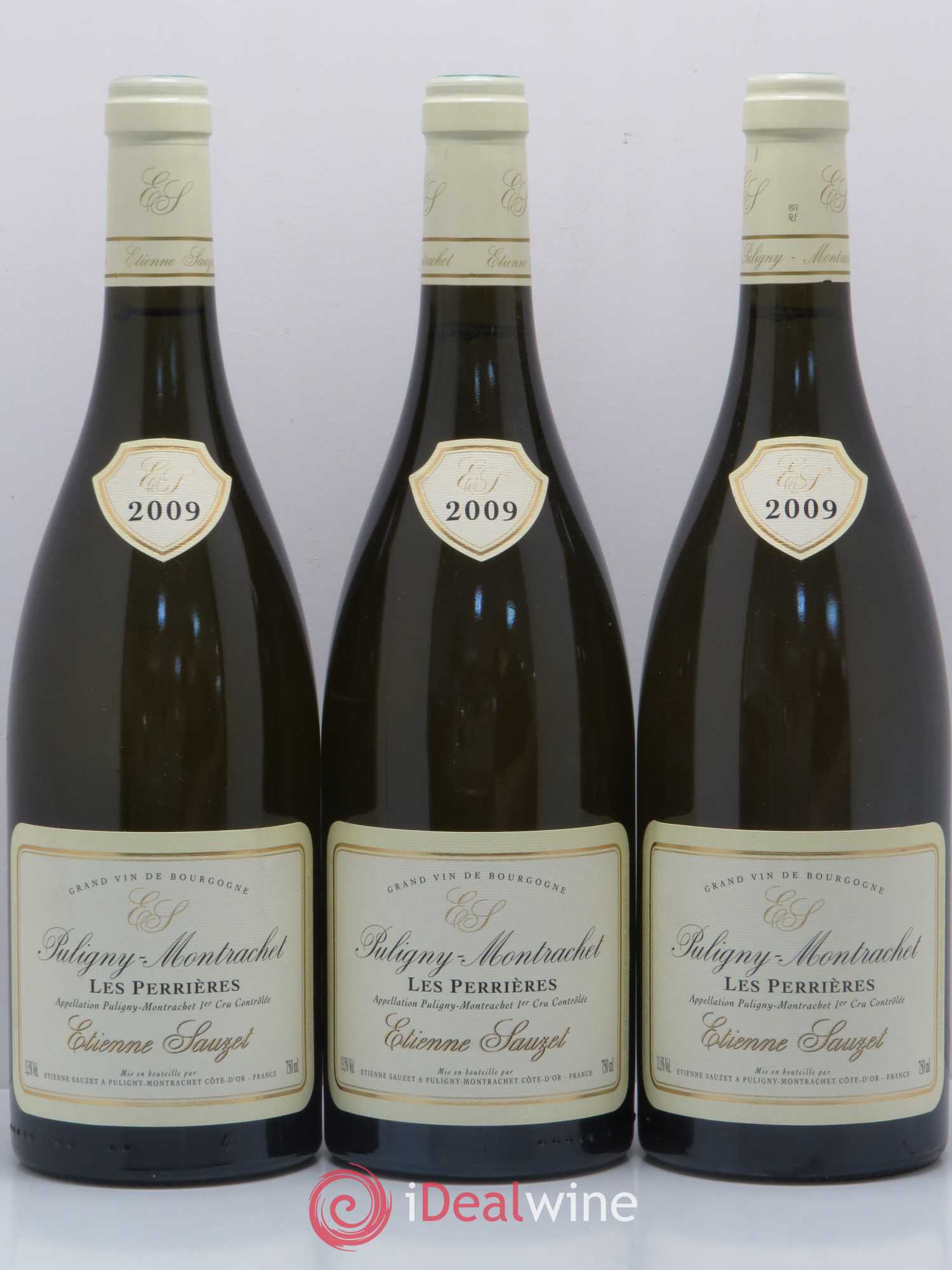 Puligny-Montrachet 1er Cru Les Perrières Etienne Sauzet 2009 - Lot de 3 bouteilles - 0