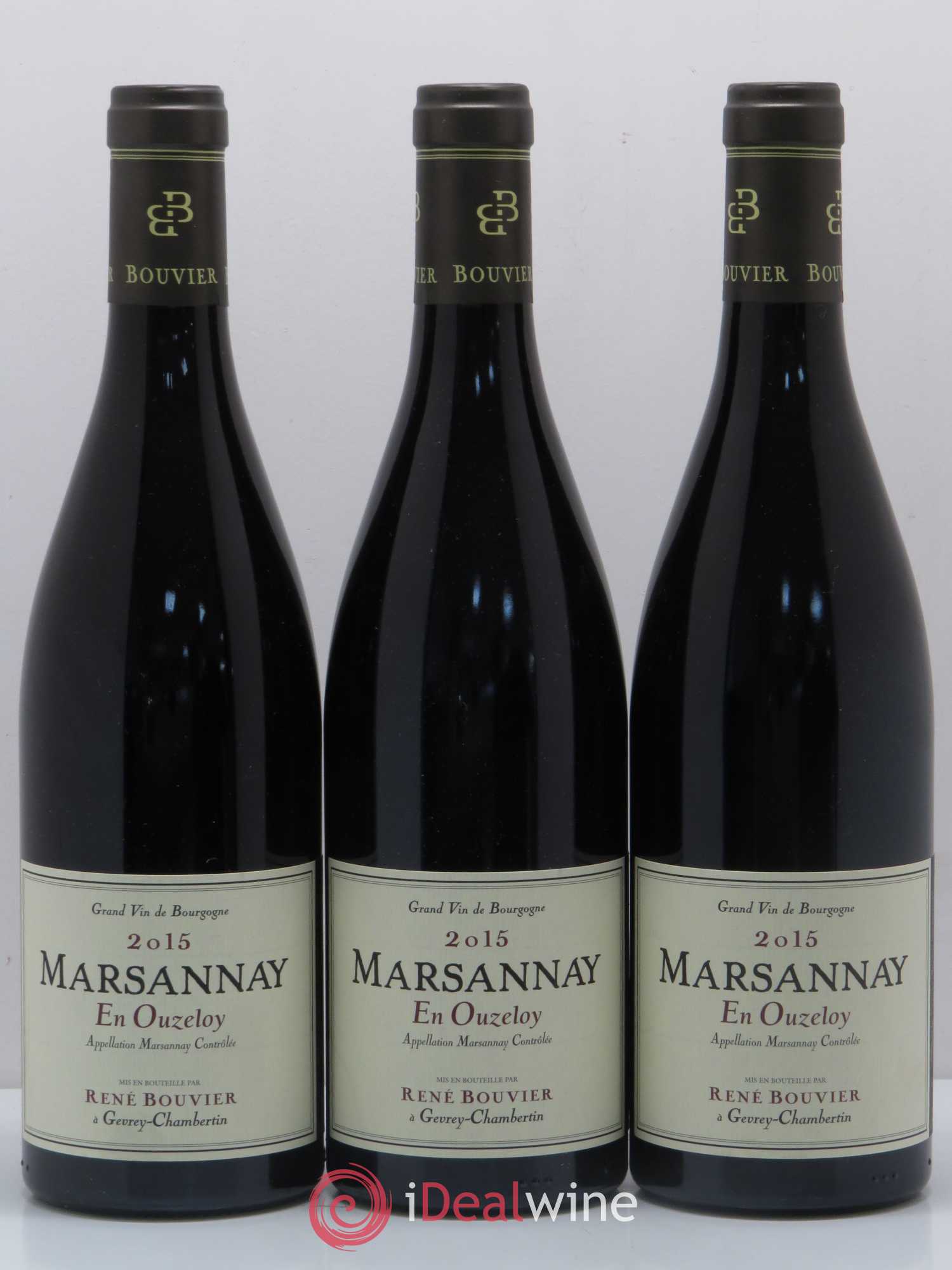 Marsannay En Ouzeloy René Bouvier 2015 - Posten von 3 Flaschen - 0