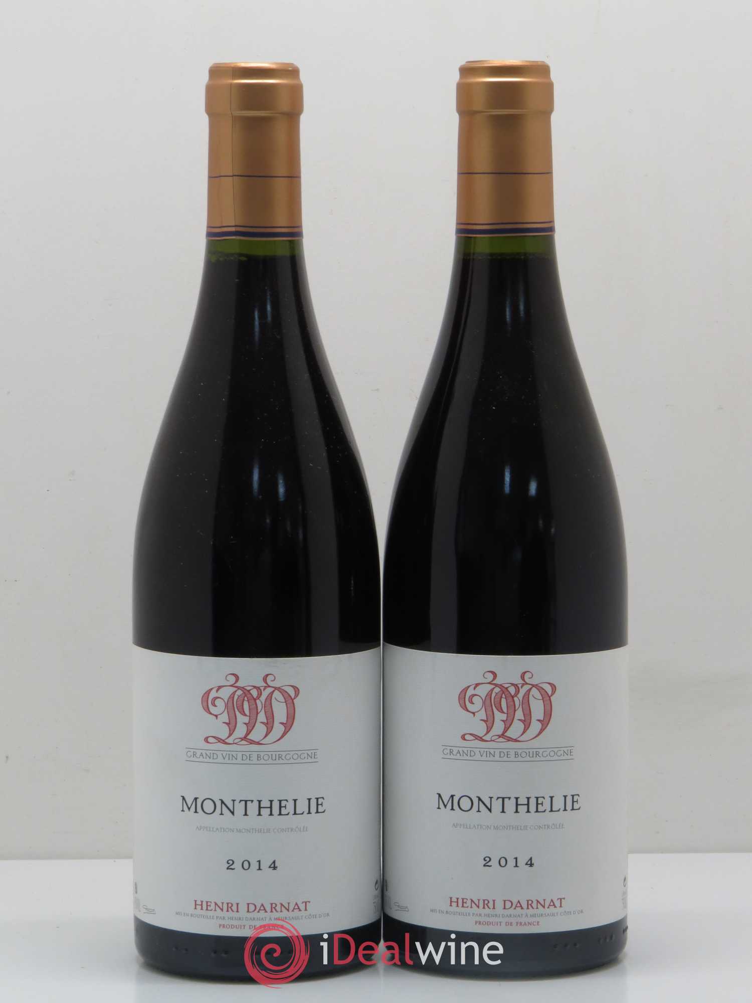 Monthélie Henri Darnat 2014 - Lot de 2 bouteilles - 0